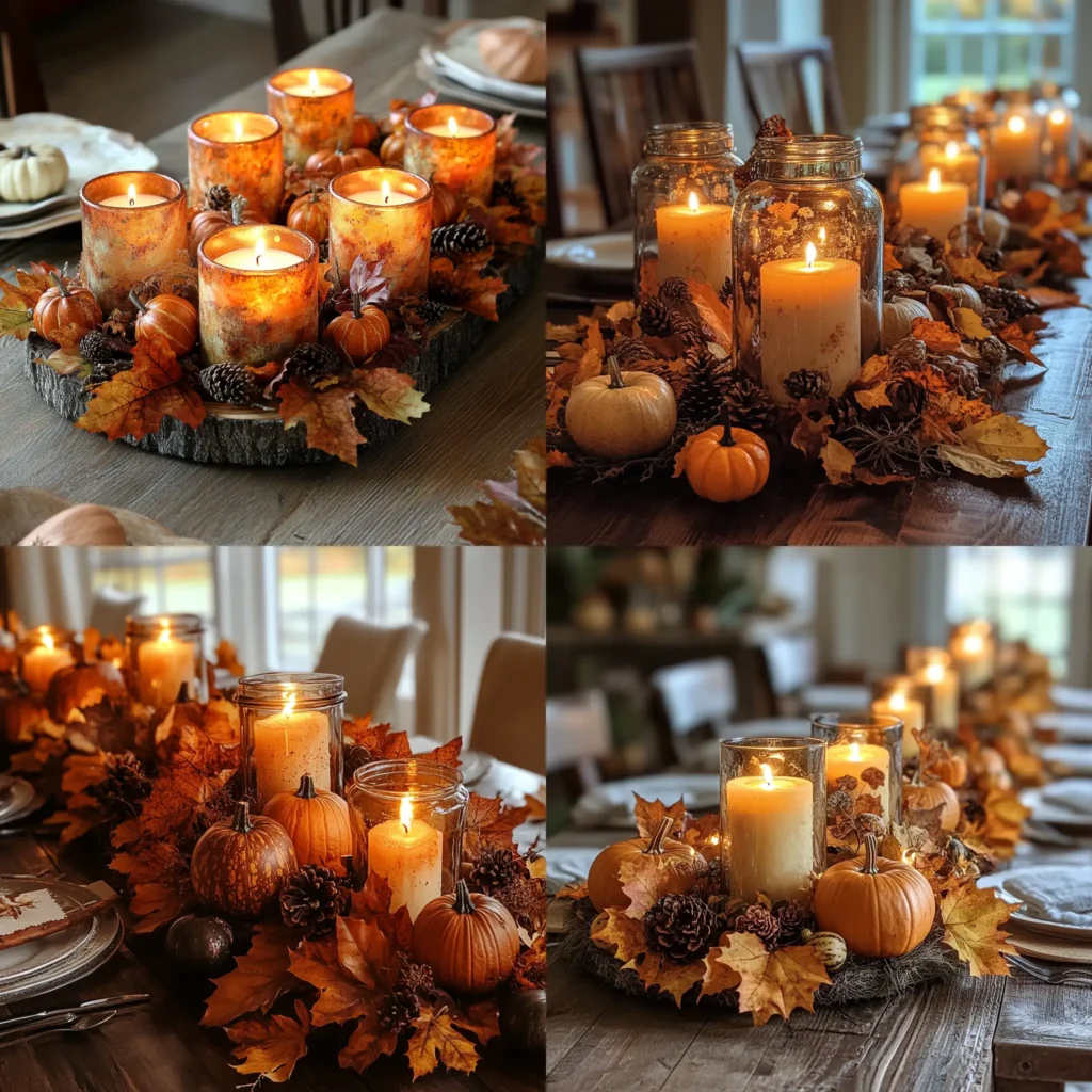 diy fall centerpieces rustic table decor