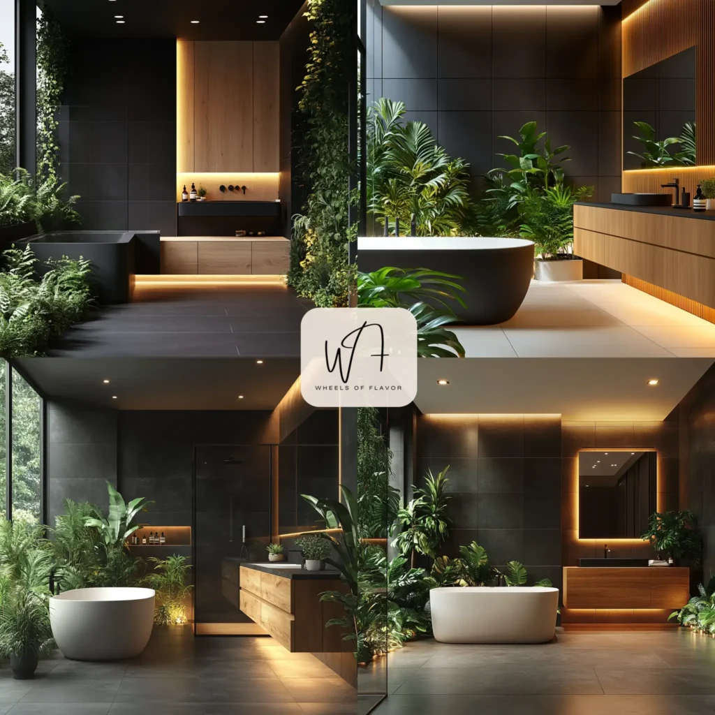 Modern bathroom transformation with minimalist design and eco-friendly fixtures