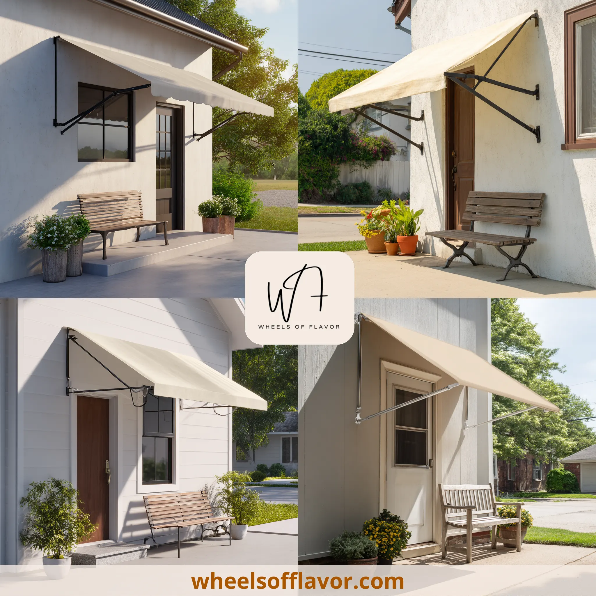 awnings over doors entrance porches