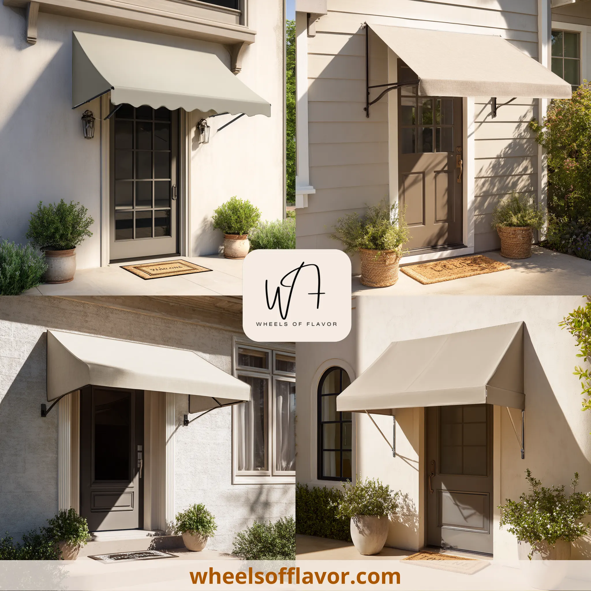 awnings over doors entrance