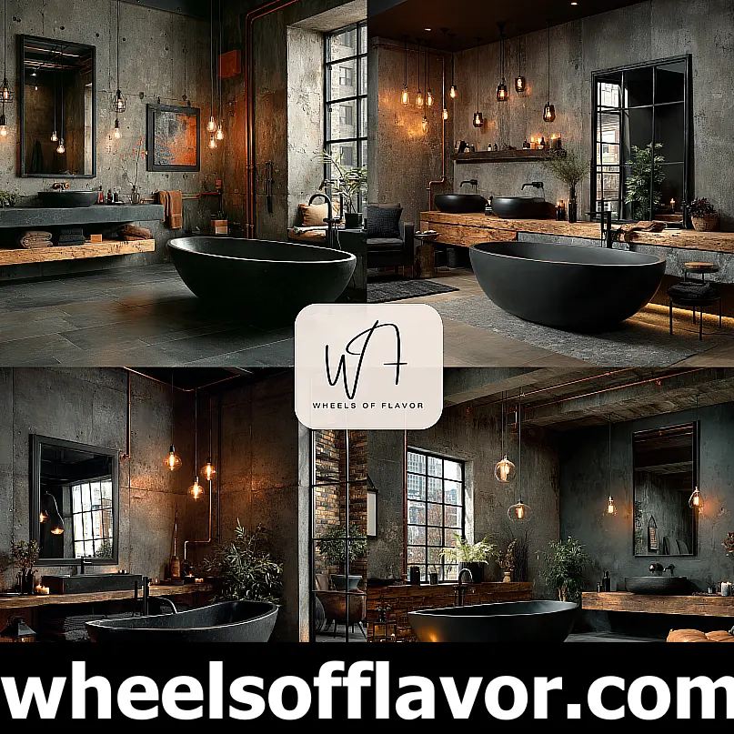 bathroom industrial style ideas