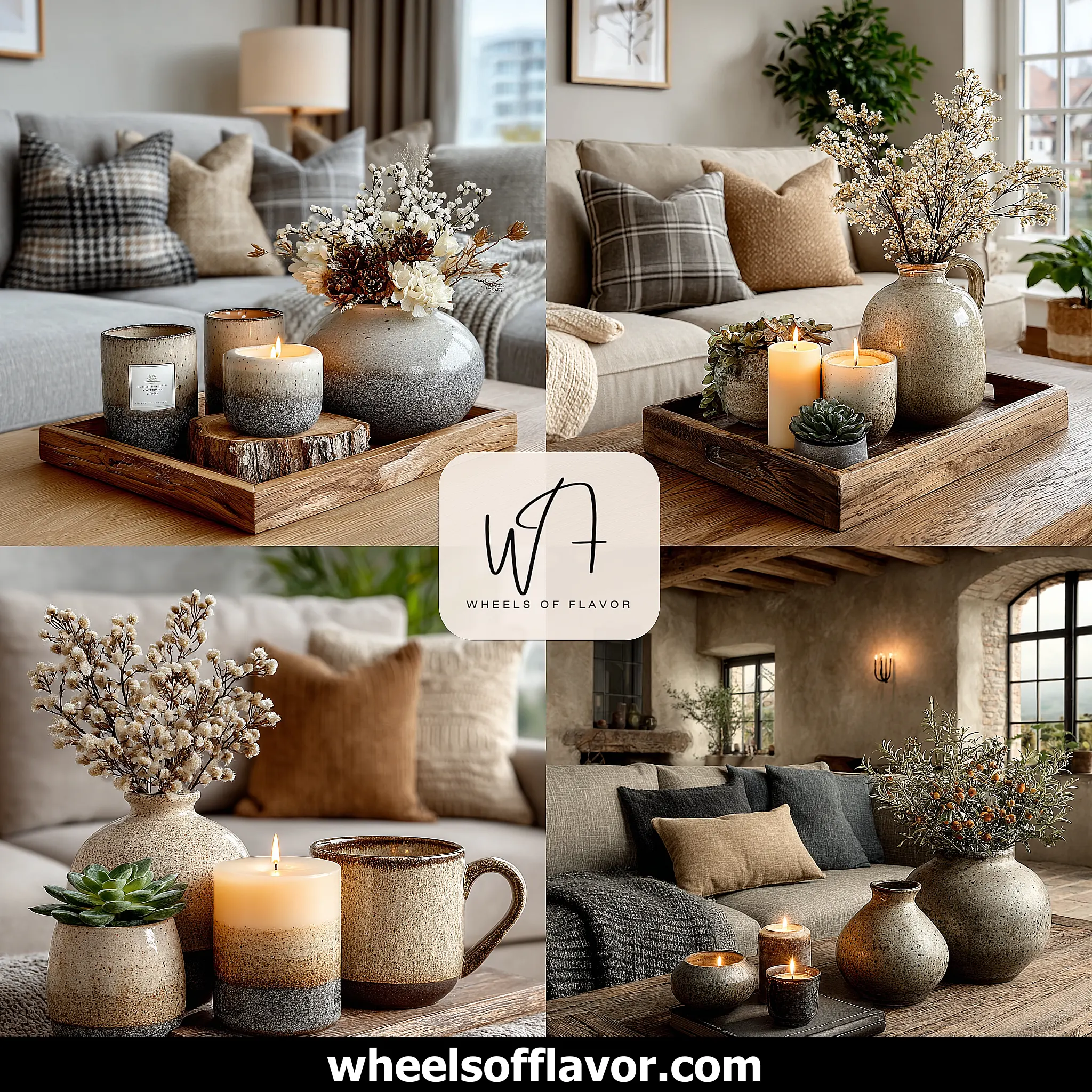 ceramic candle holders