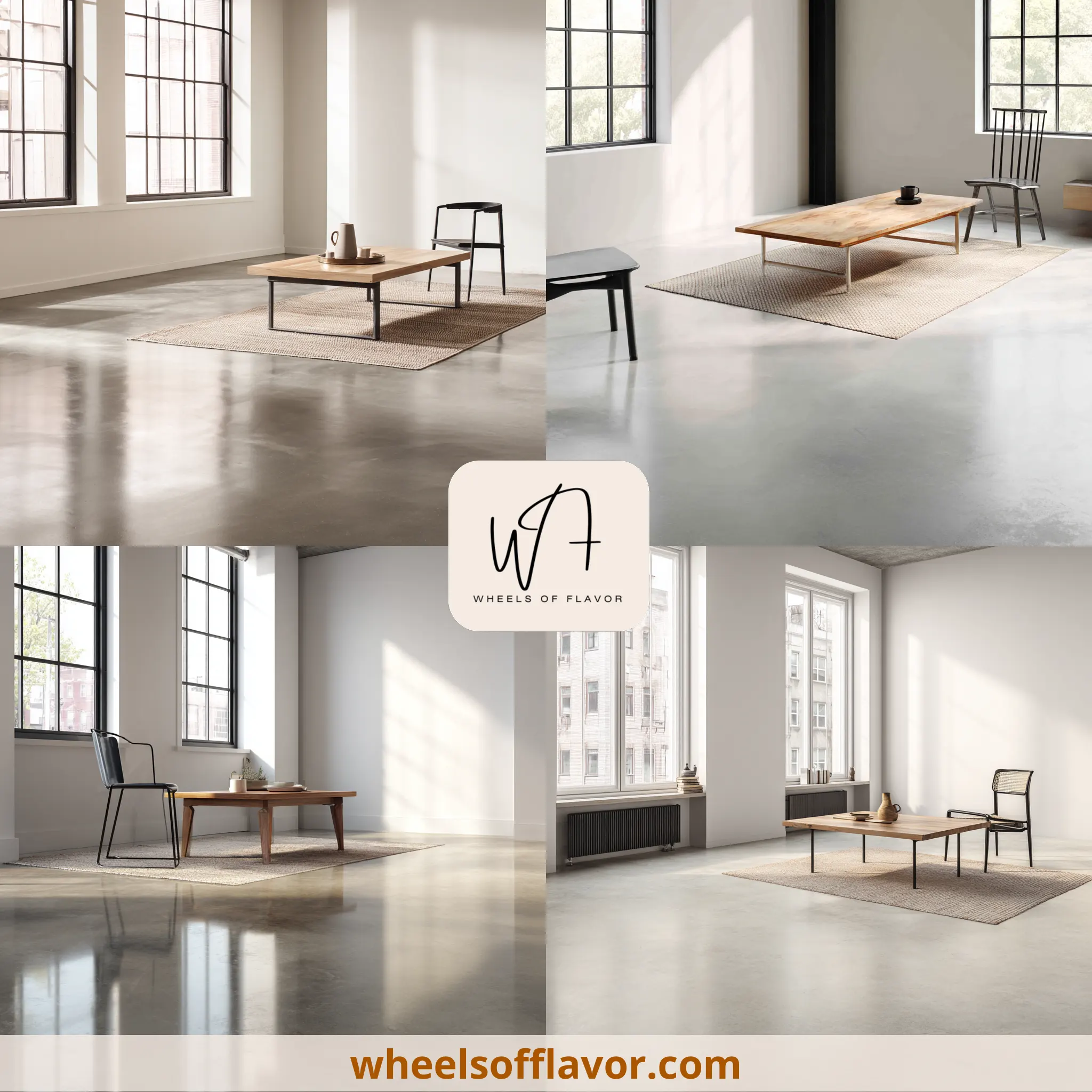 clean painted concrete floors