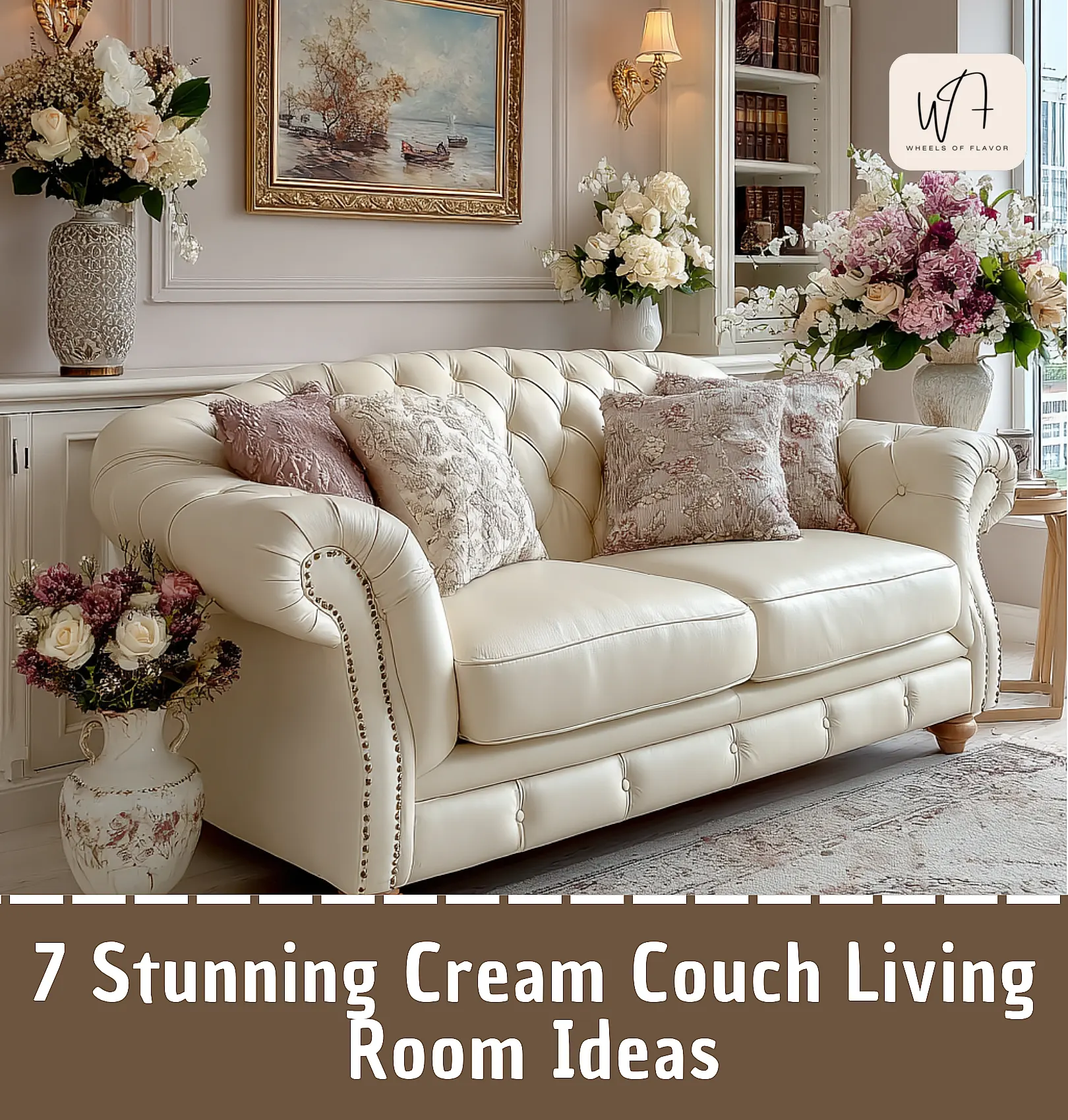 cream couch living room