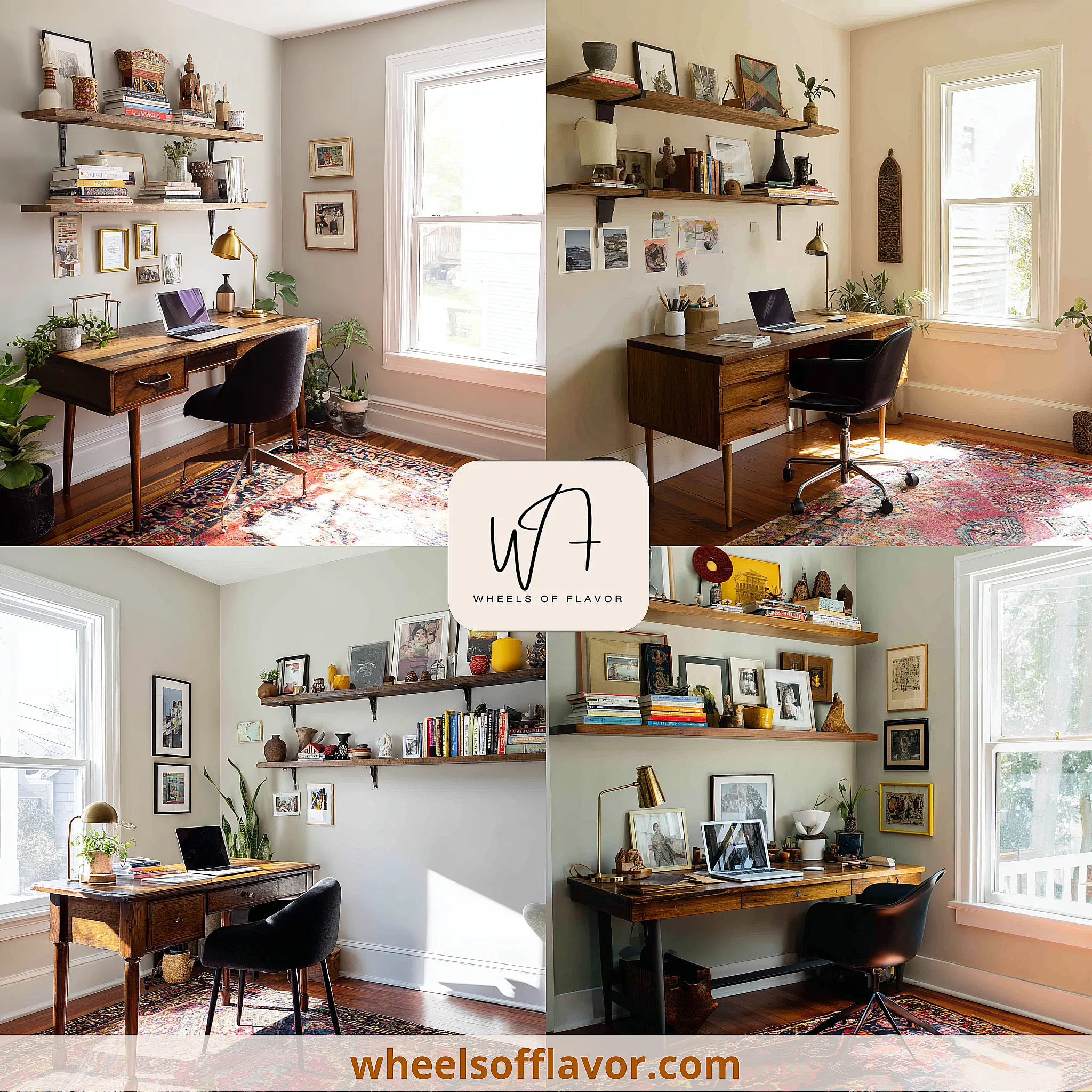 eclectic home office ideas