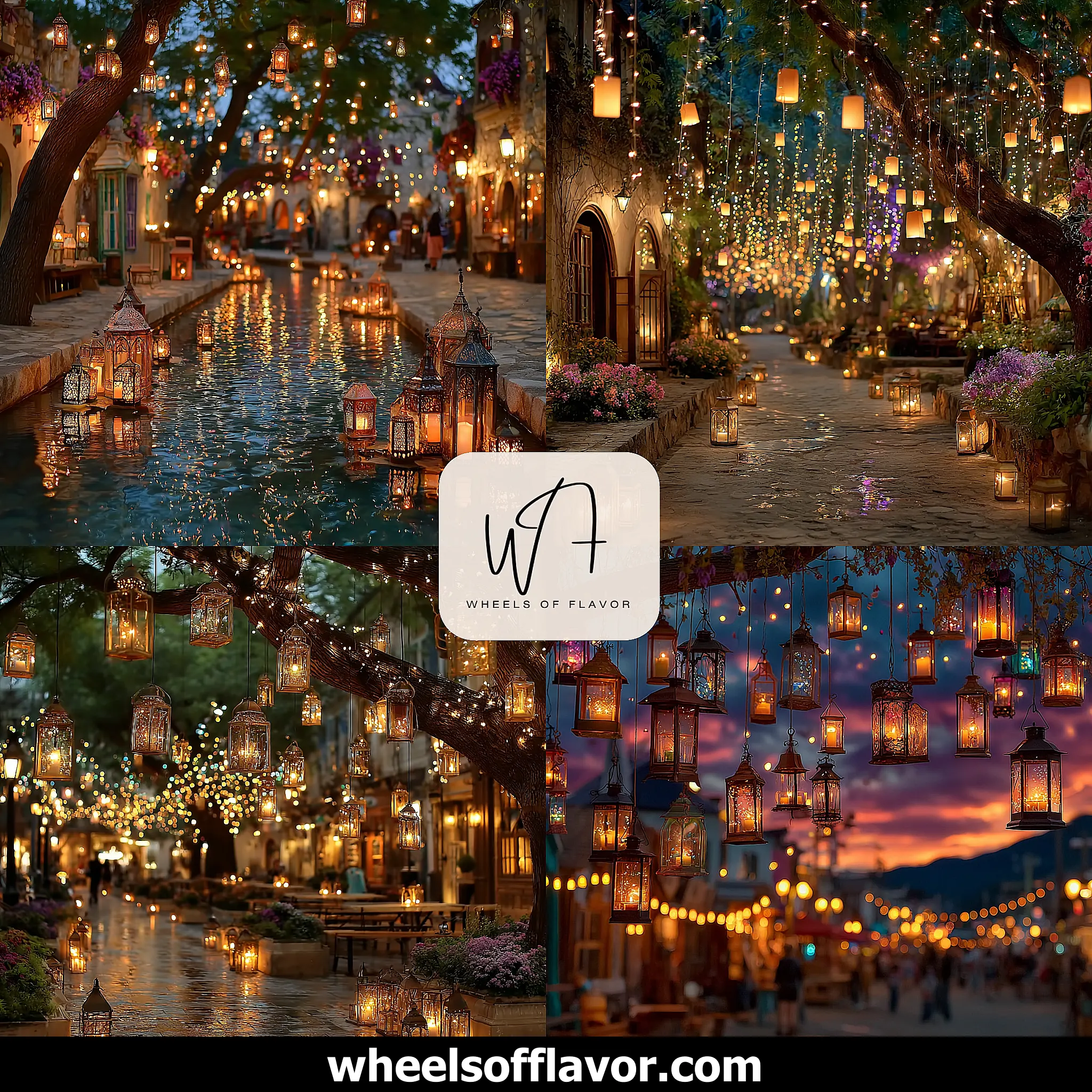 floating lanterns
