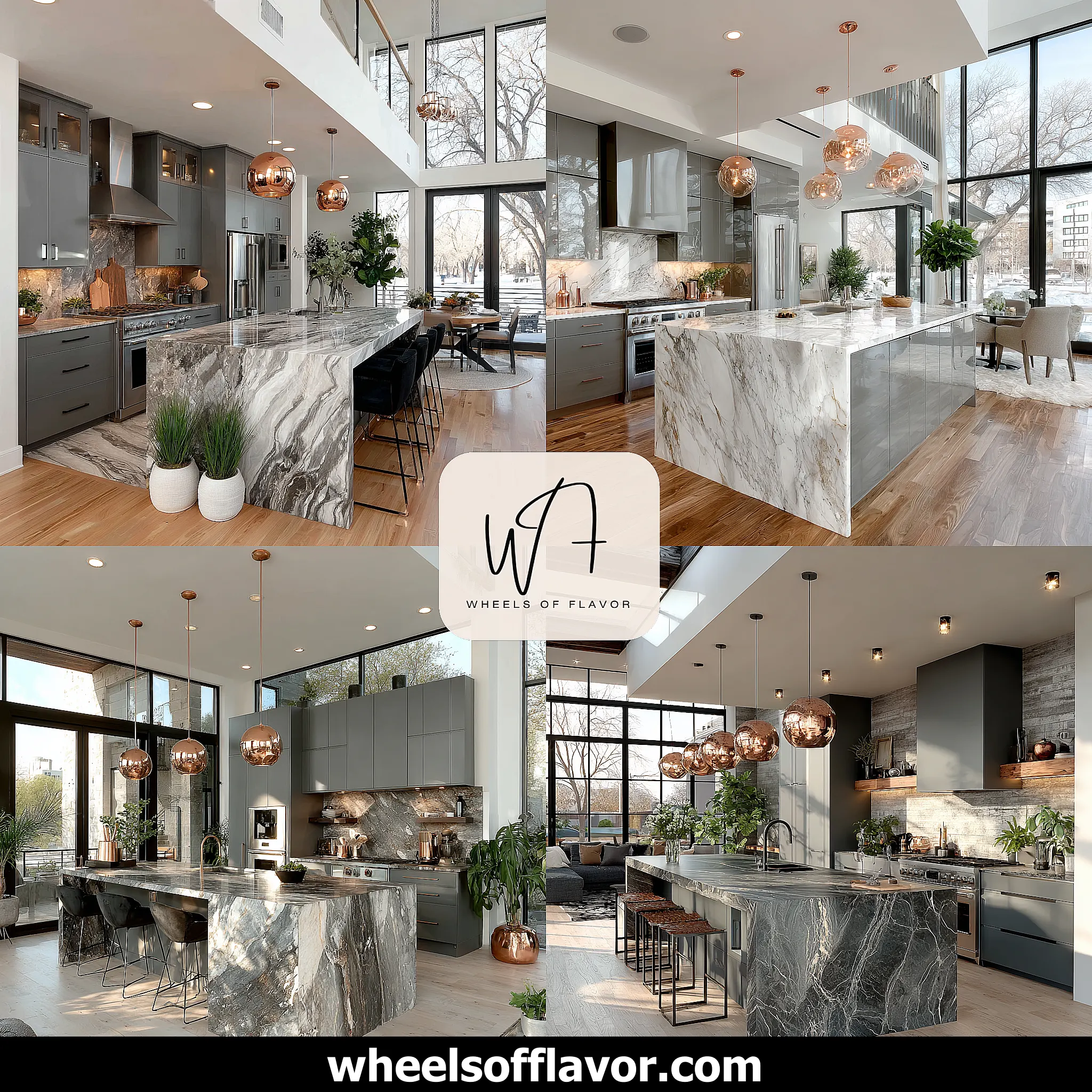 grey and white kitchen