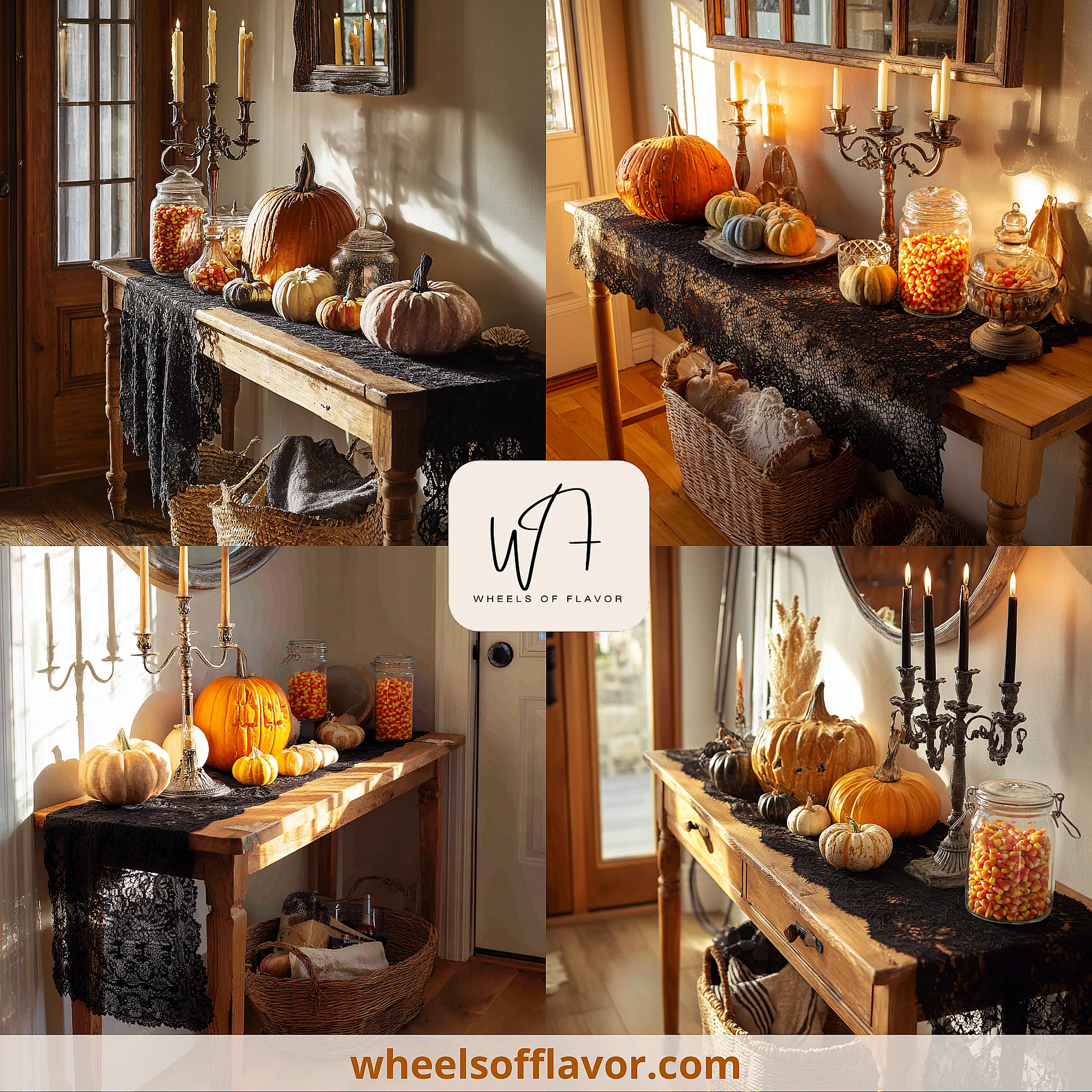 halloween entry table