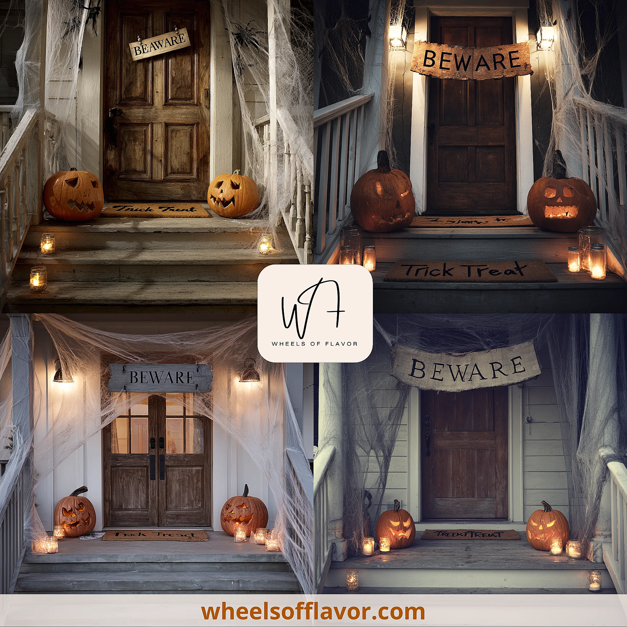 halloween entryway decor