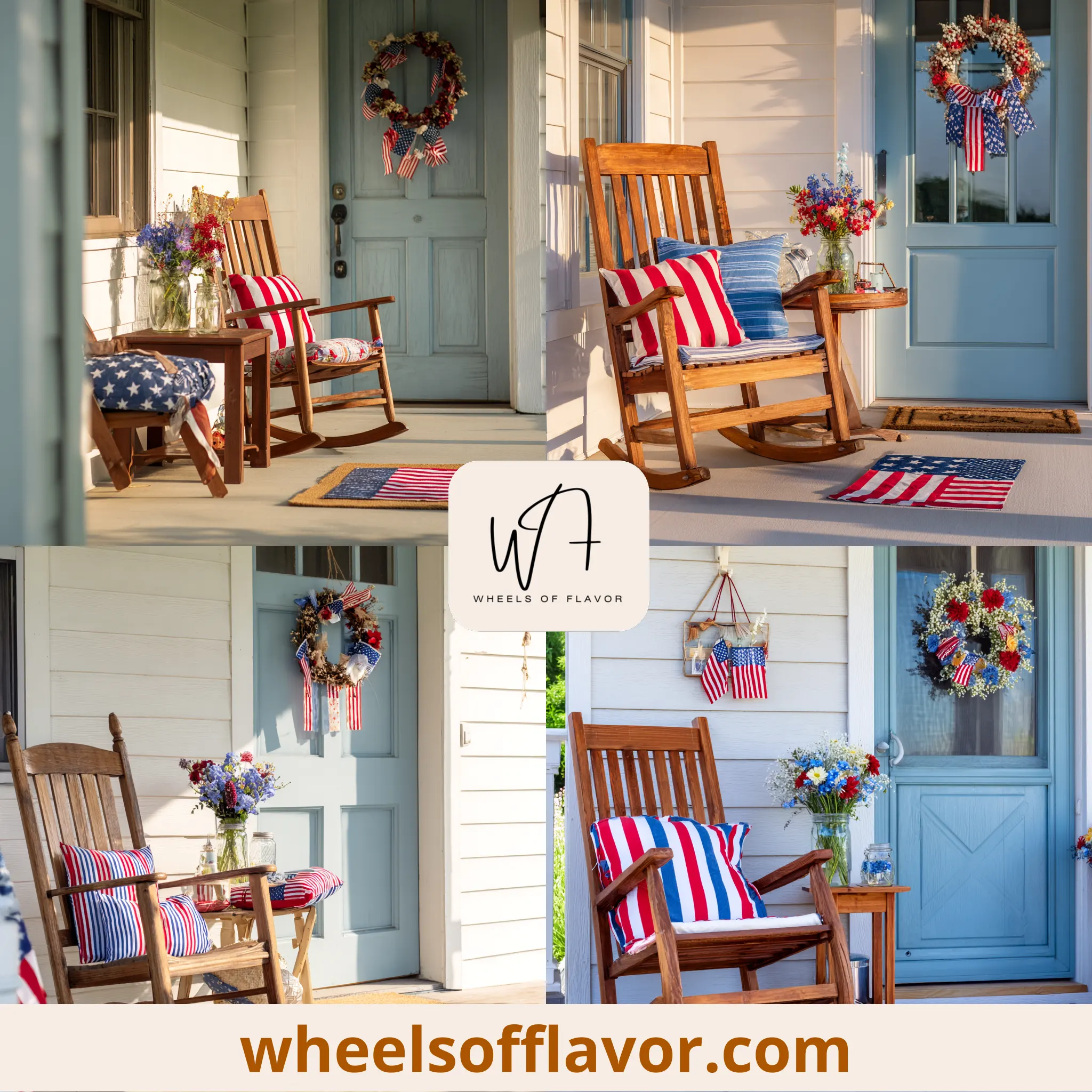 labor day decorations front porches