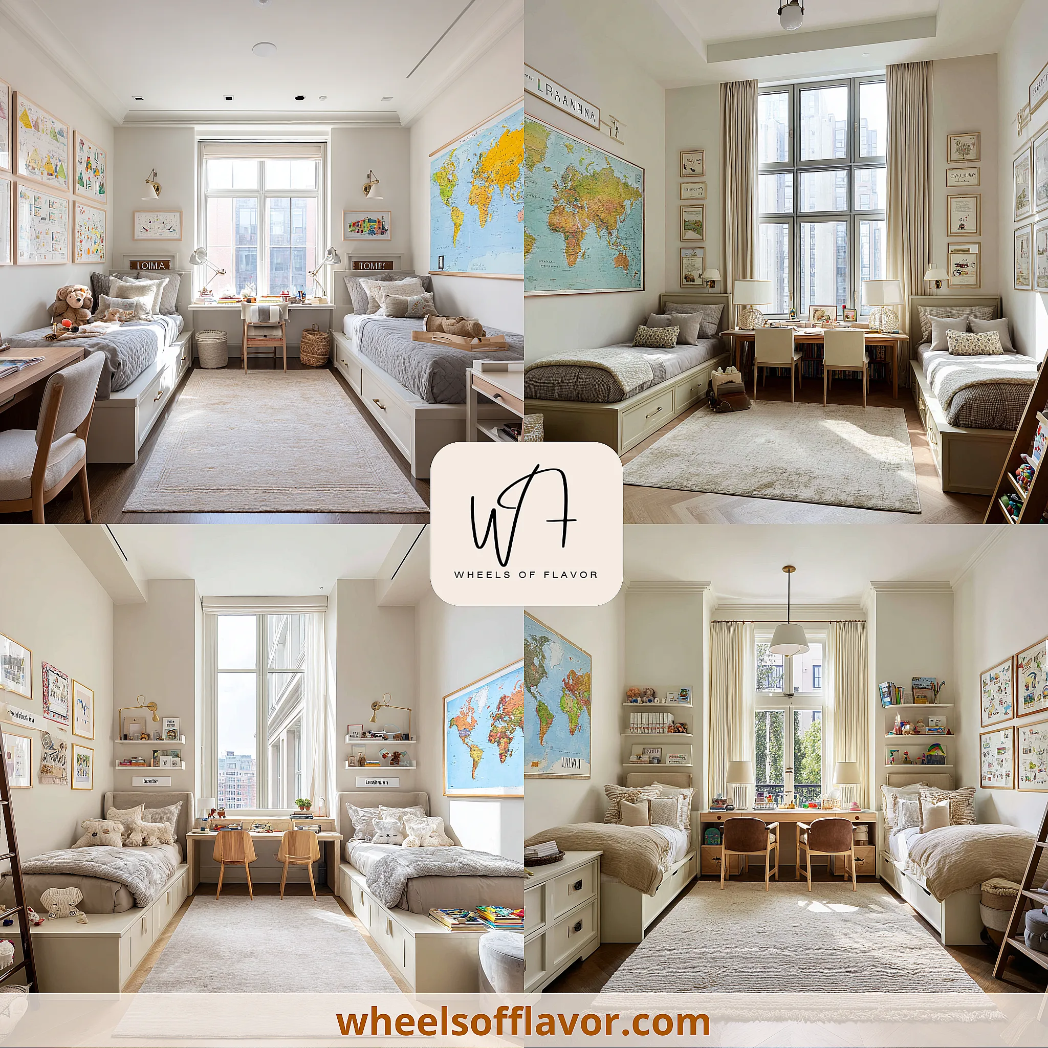 luxury kids bedroom twins