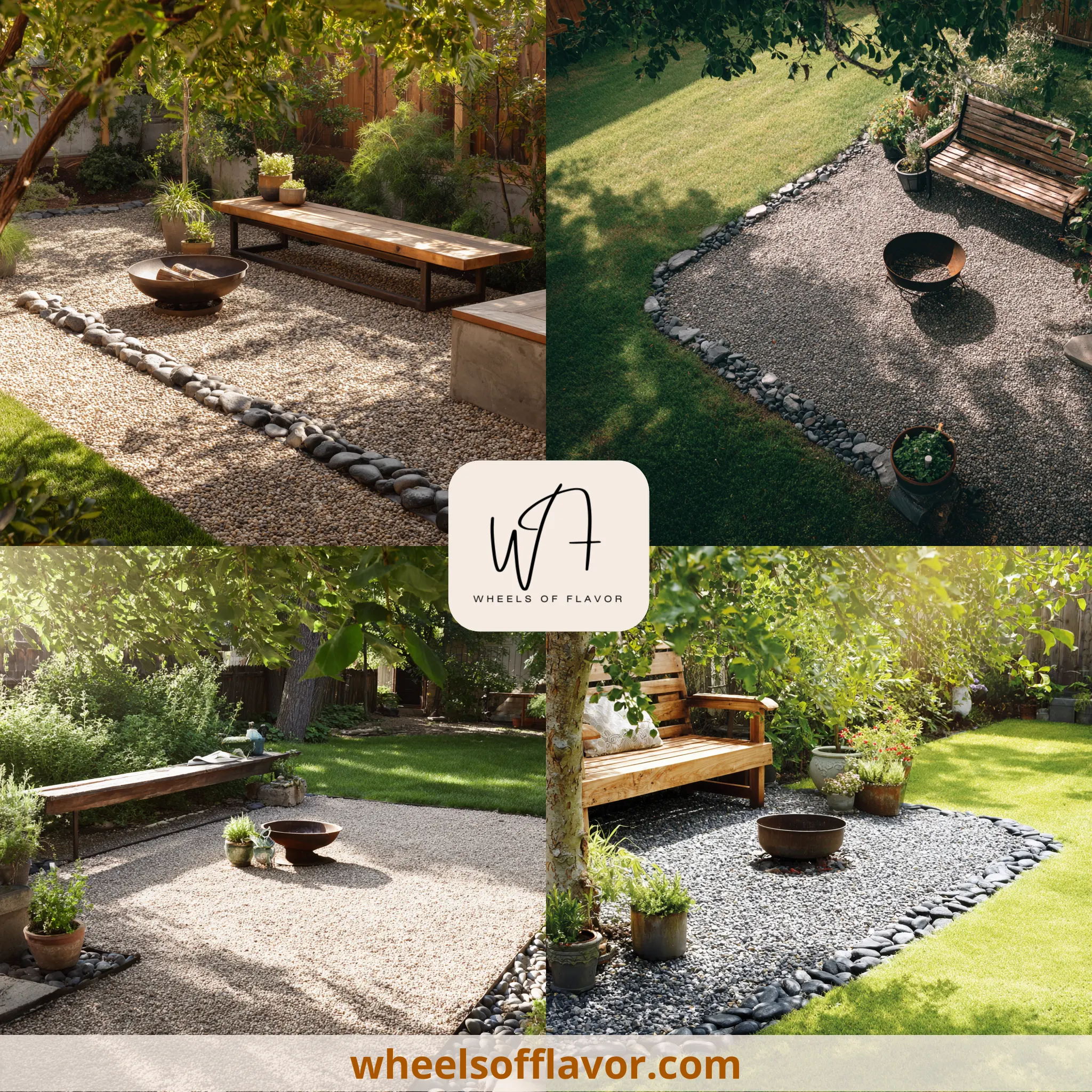 pea gravel patio