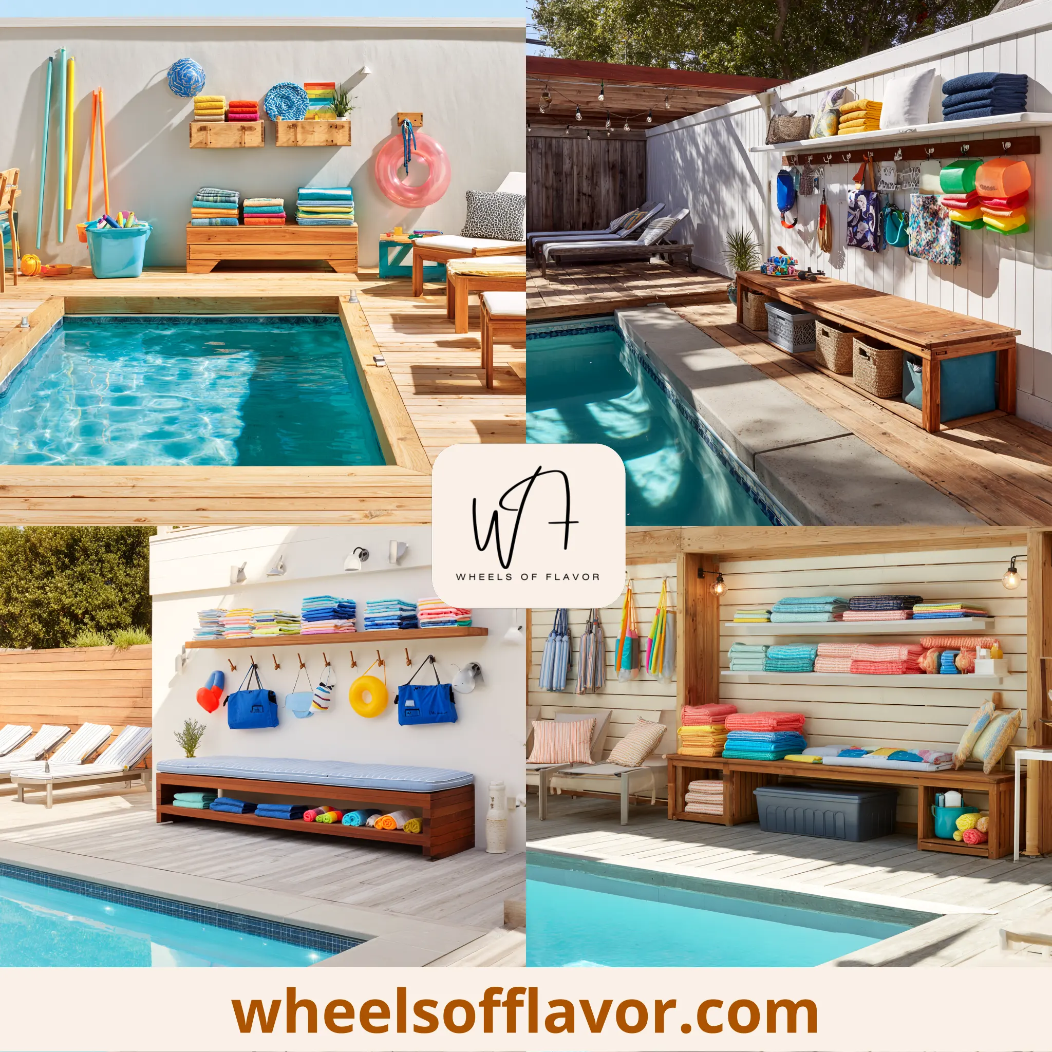 pool organization diy