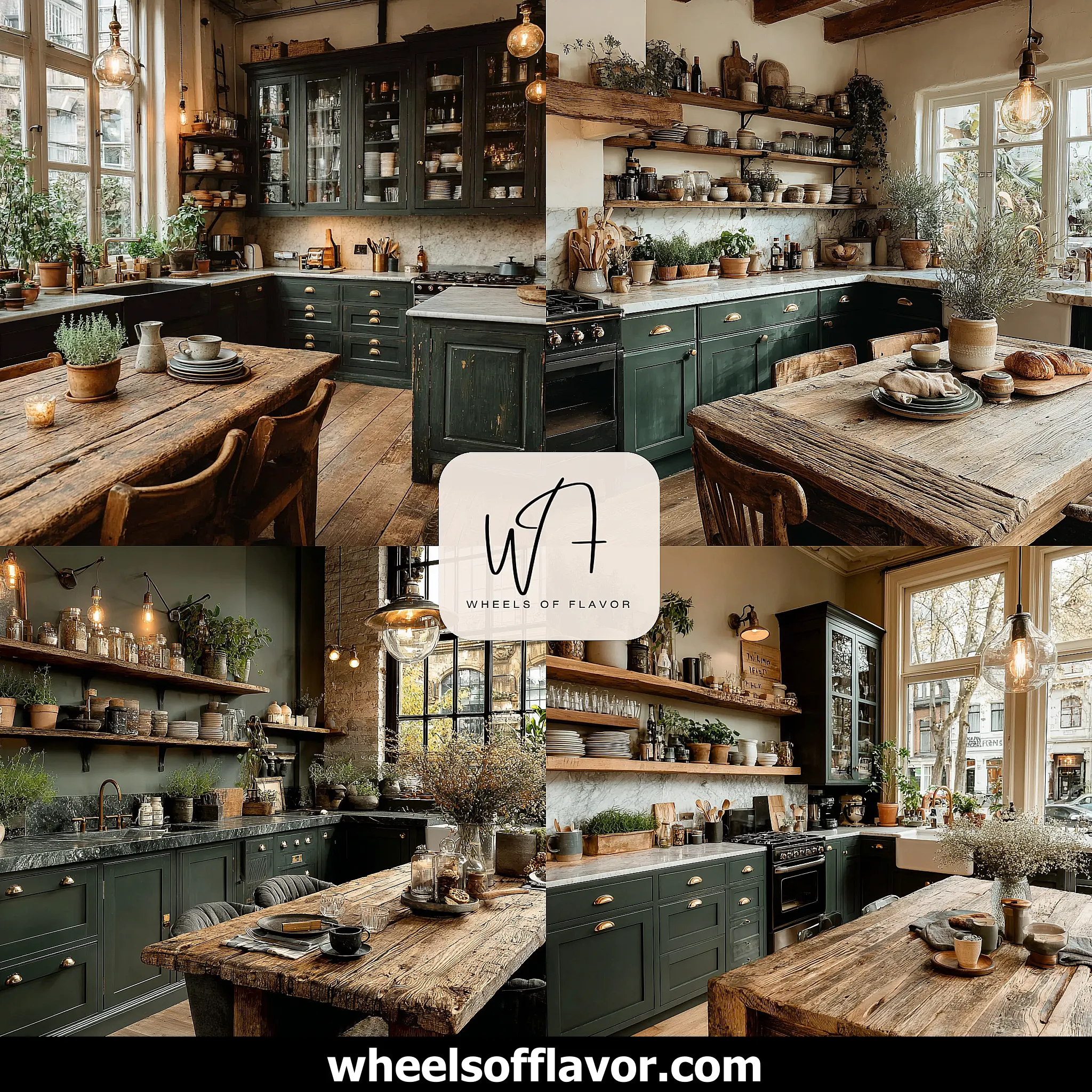 small moody kitchen