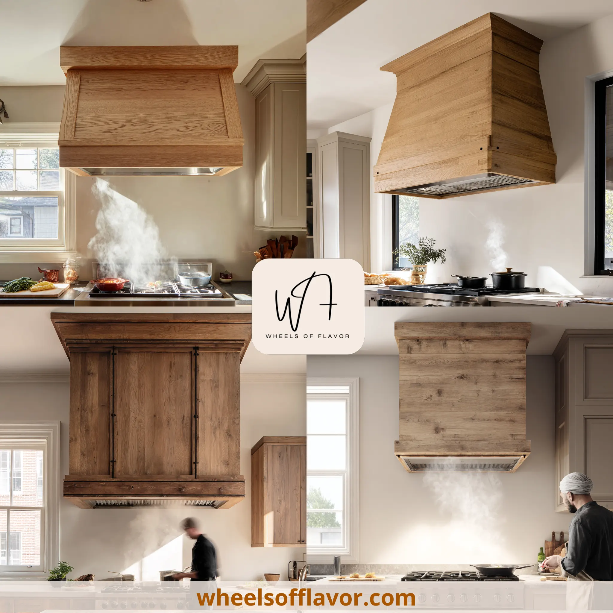 vent hood ideas wood