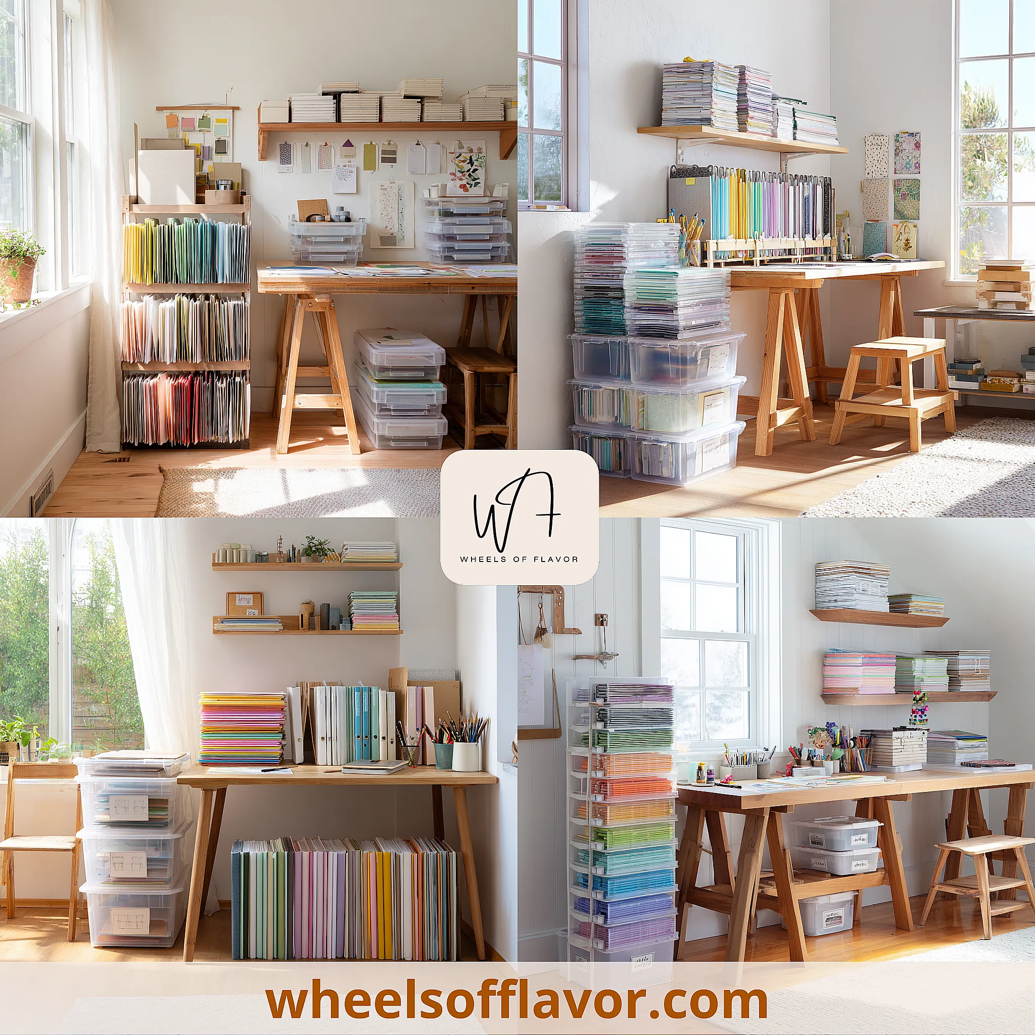 12x12 paper storage ideas