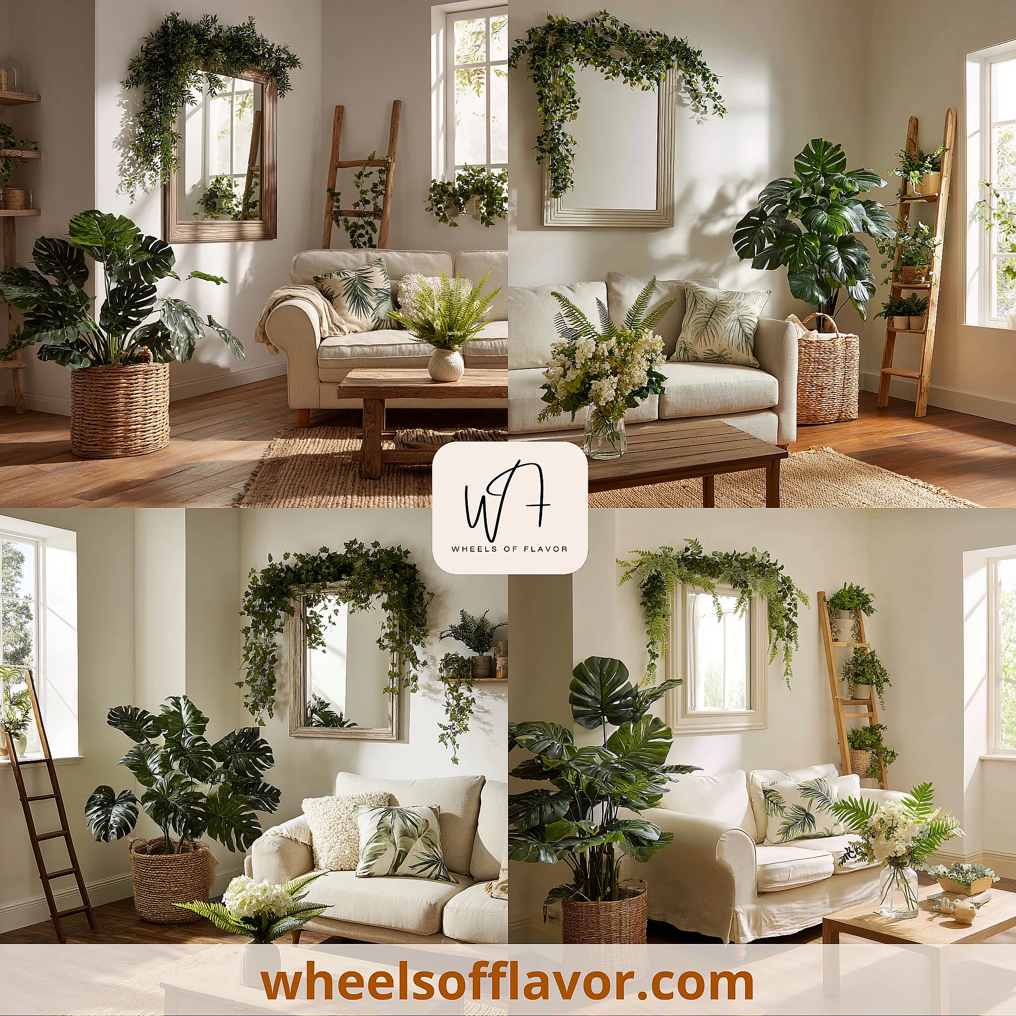 artificial leaves decoration ideas