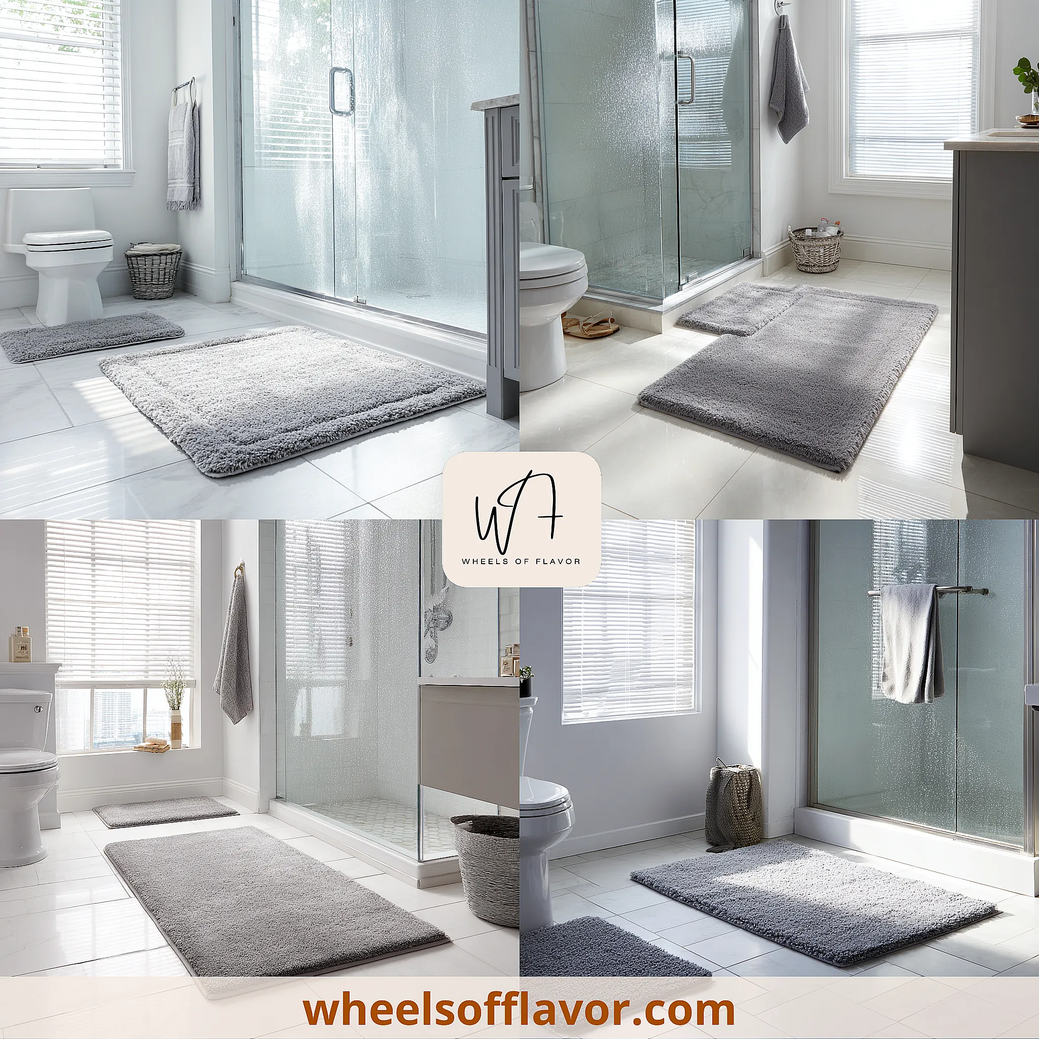 bathroom rug placement ideas