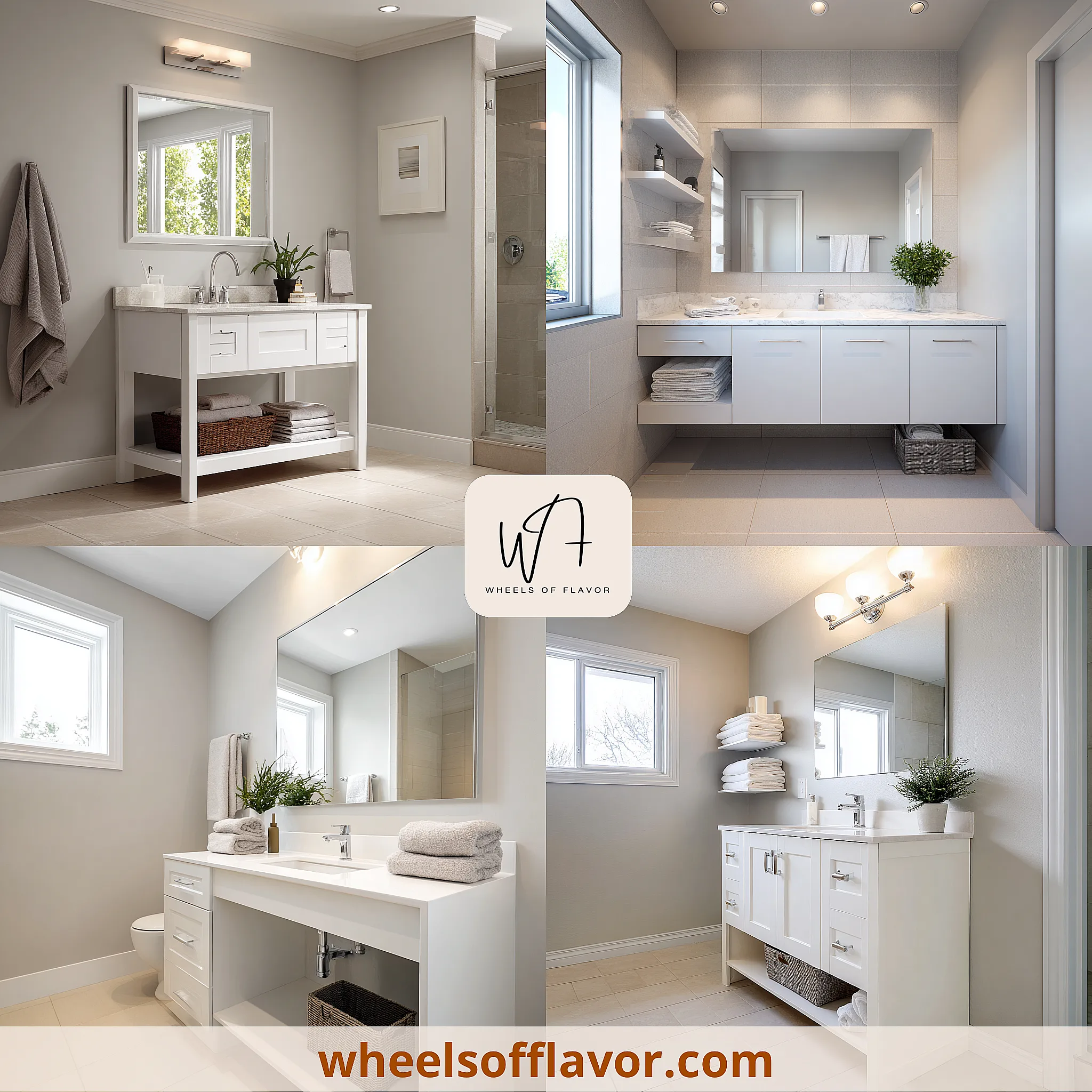 bathroom with white vanity ideas