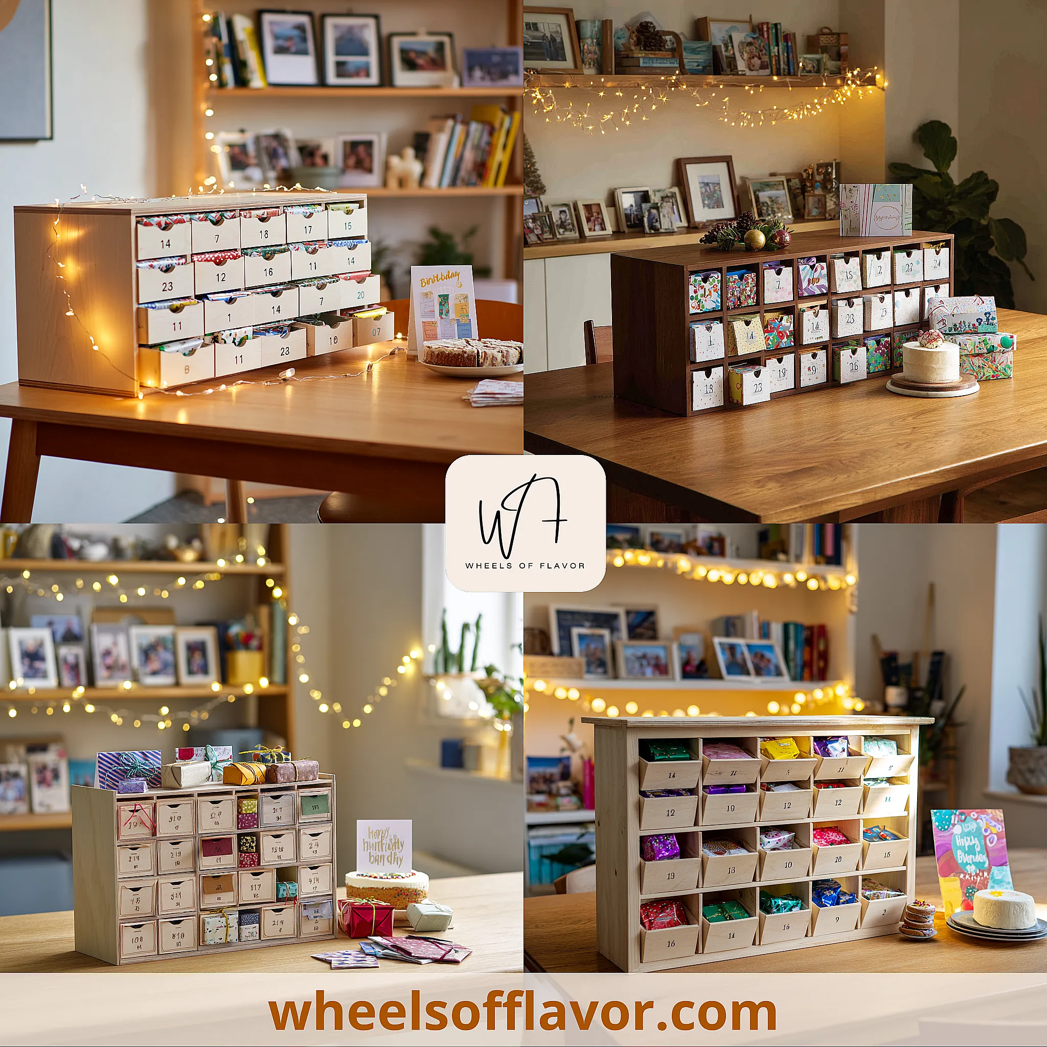 birthday advent calendar ideas