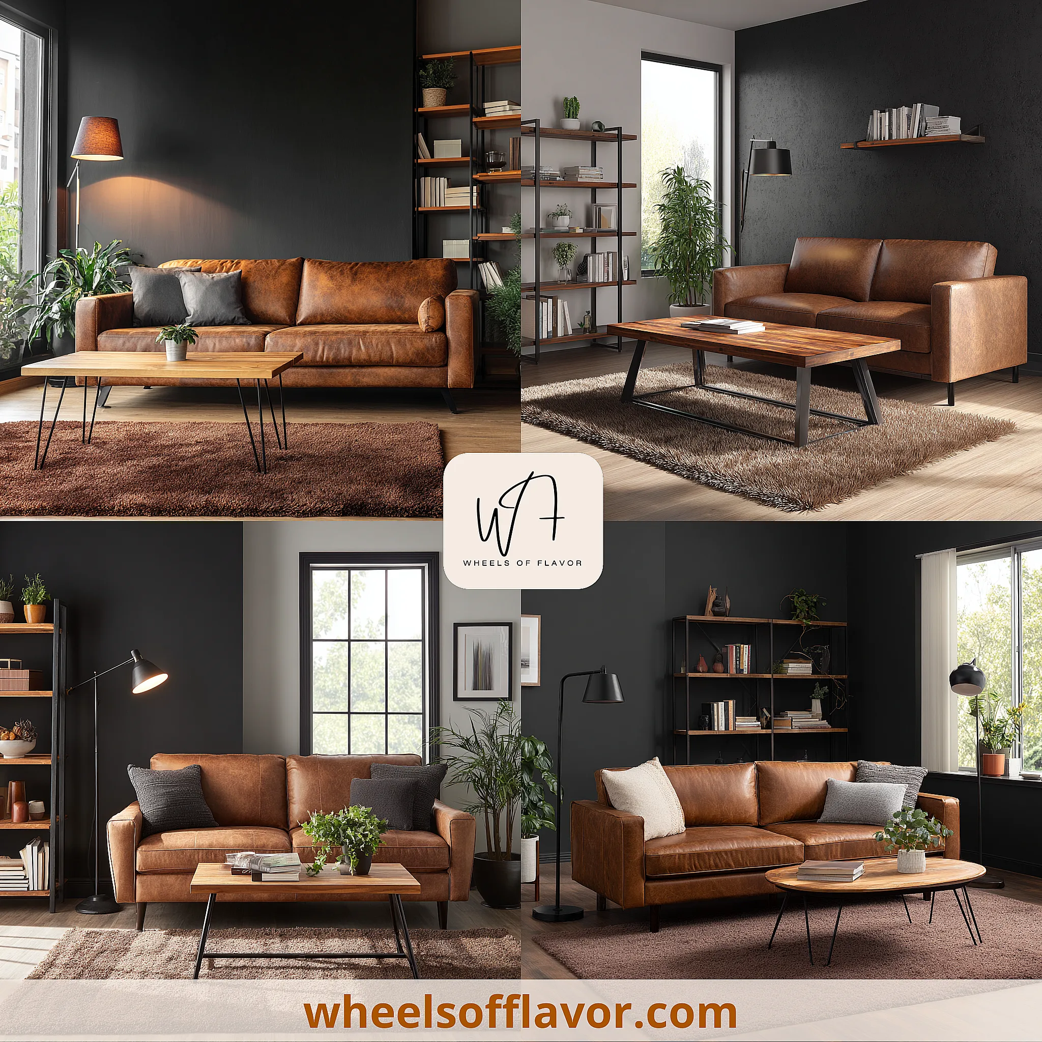 black and brown living room ideas