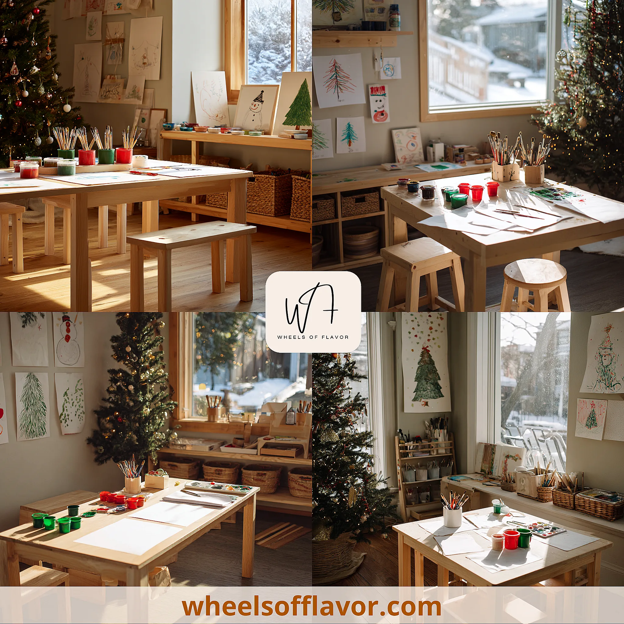 christmas painting ideas for kids