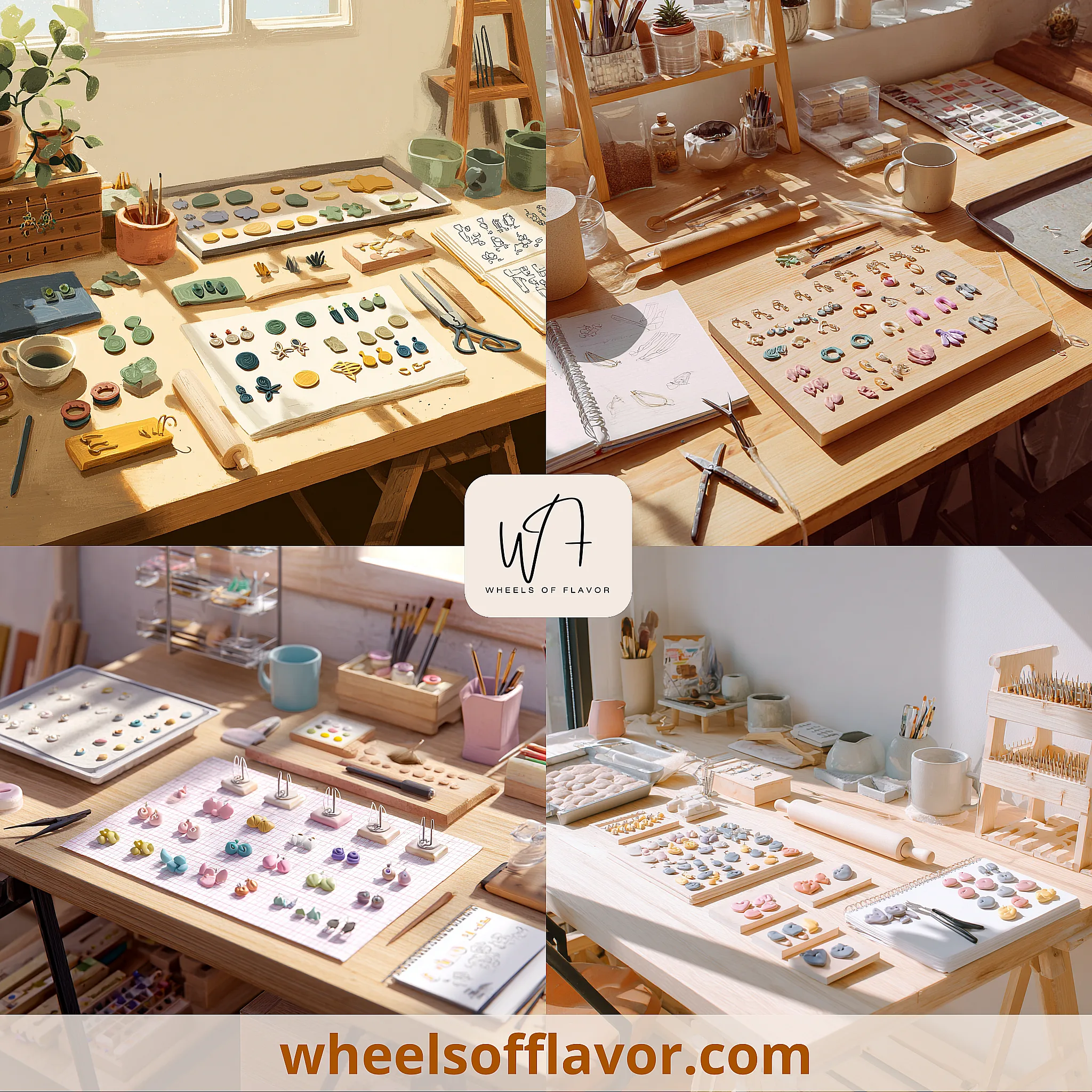 clay earring ideas