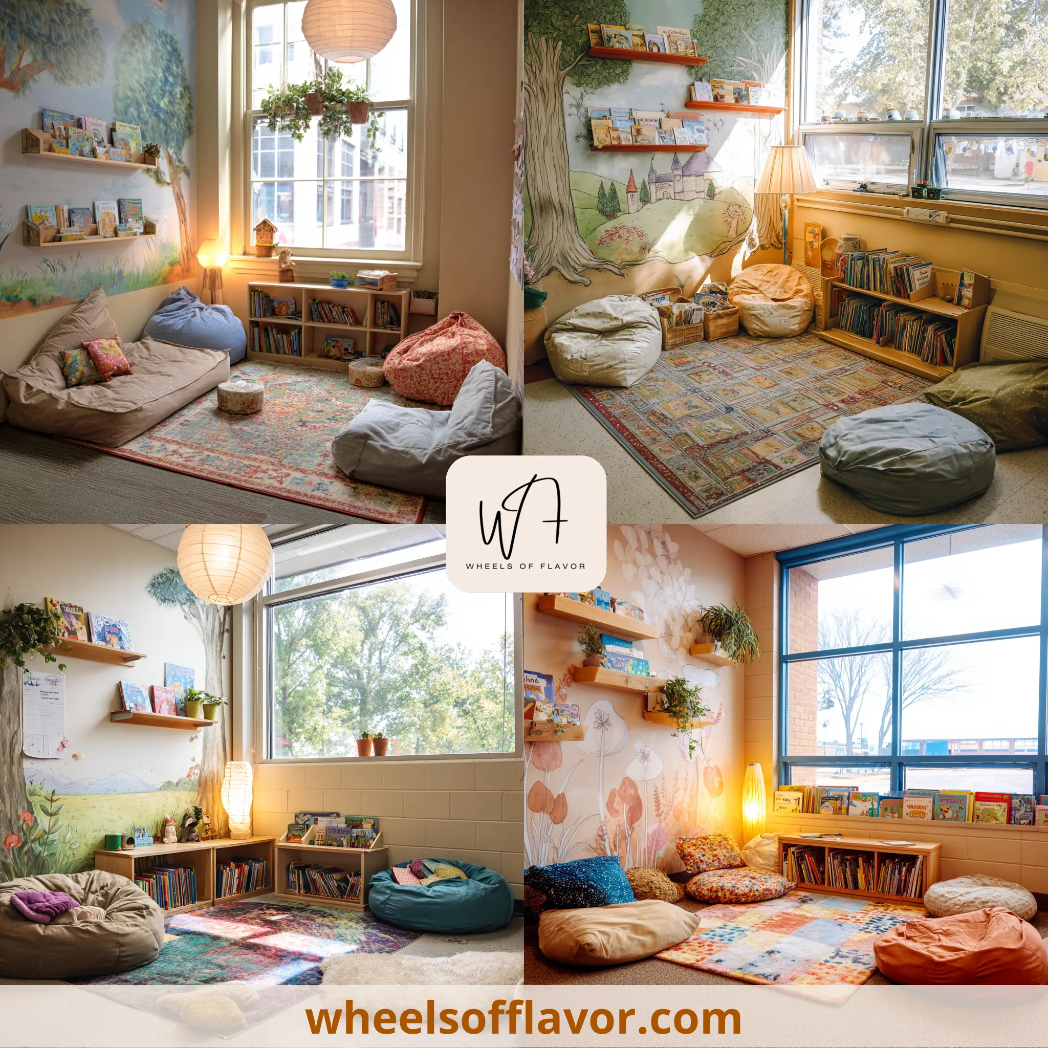 cozy reading nook for kids classroom