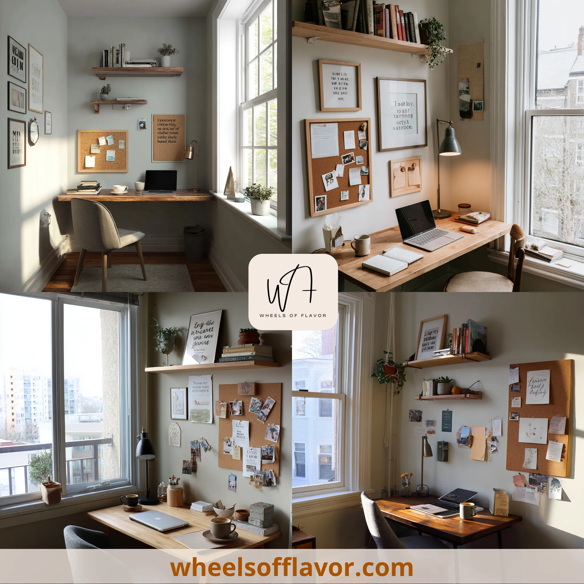 cozy writing nook setup