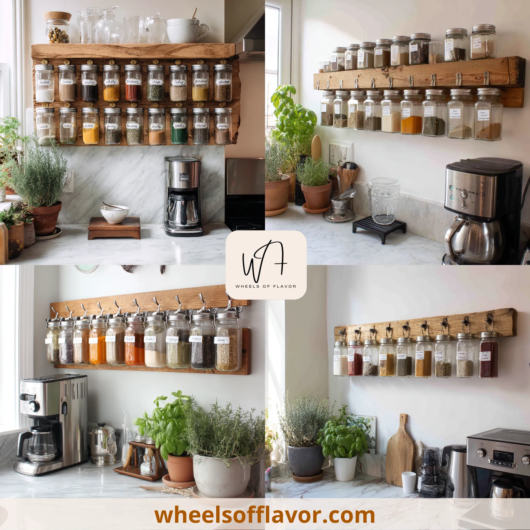 diy apothecary spice rack