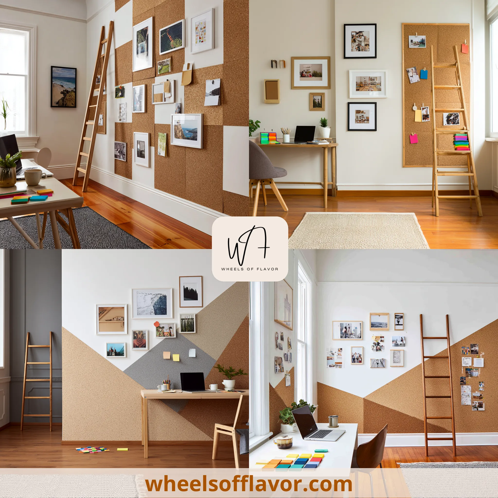 diy cork board wall decor