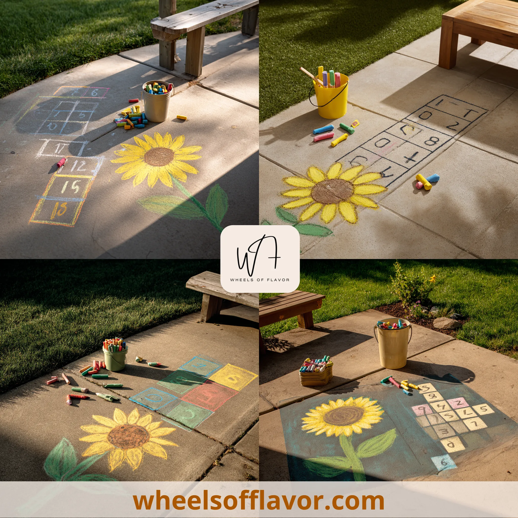 easy chalk drawing ideas