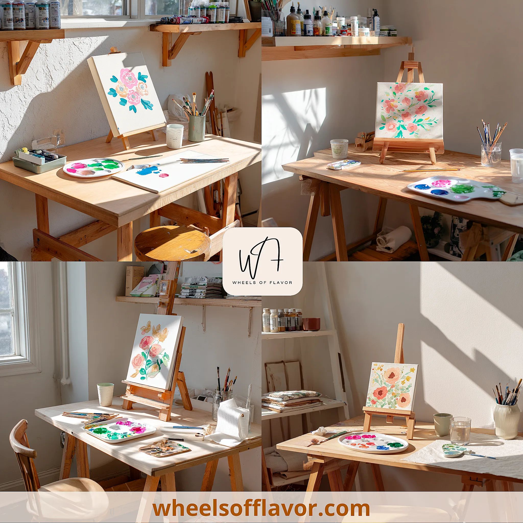 easy spring paintings ideas