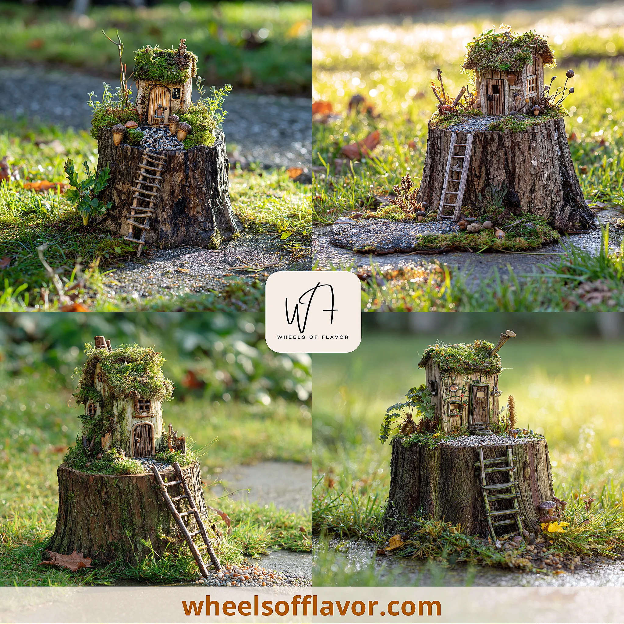 fairy house tree stump ideas