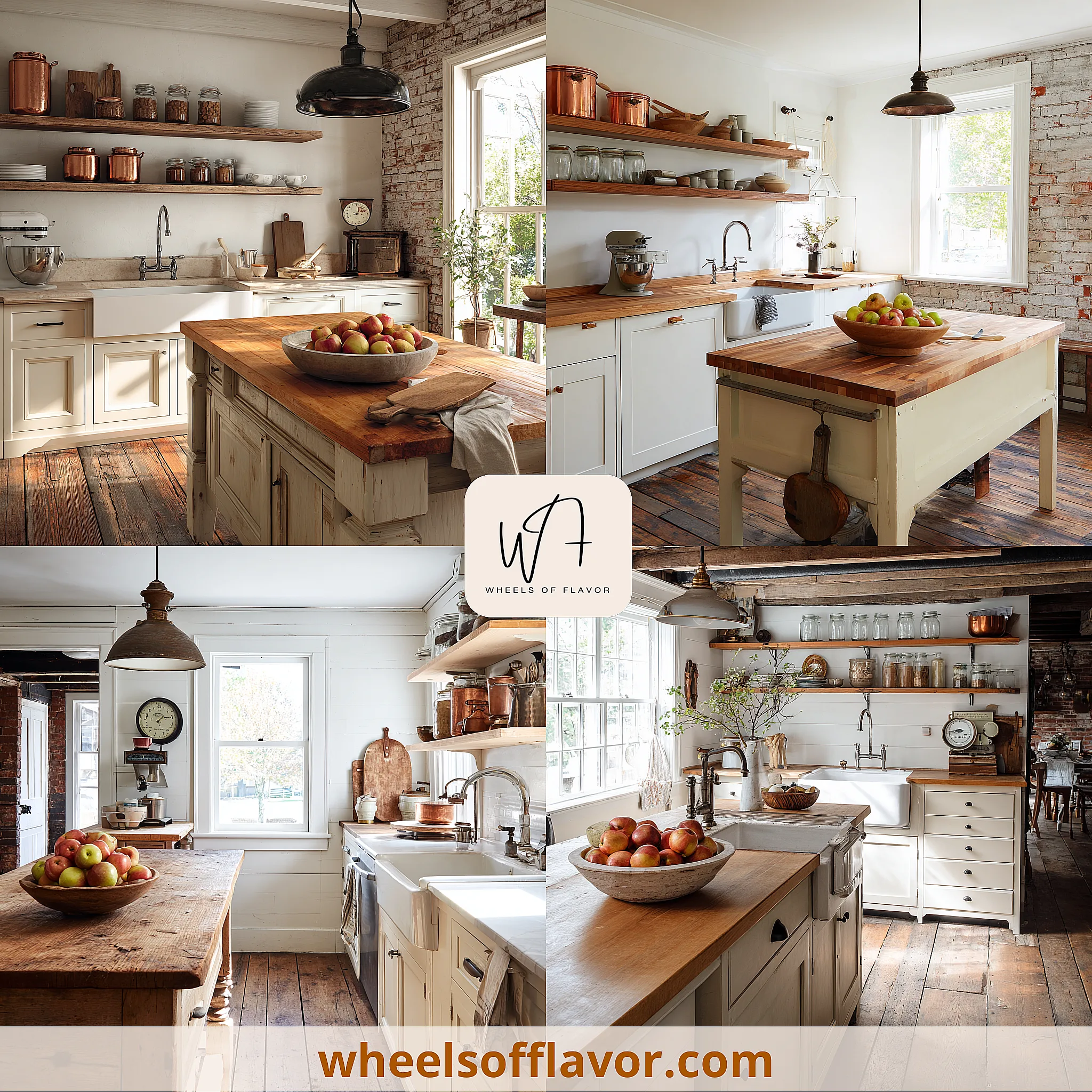 farmhouse kitchen counter ideas