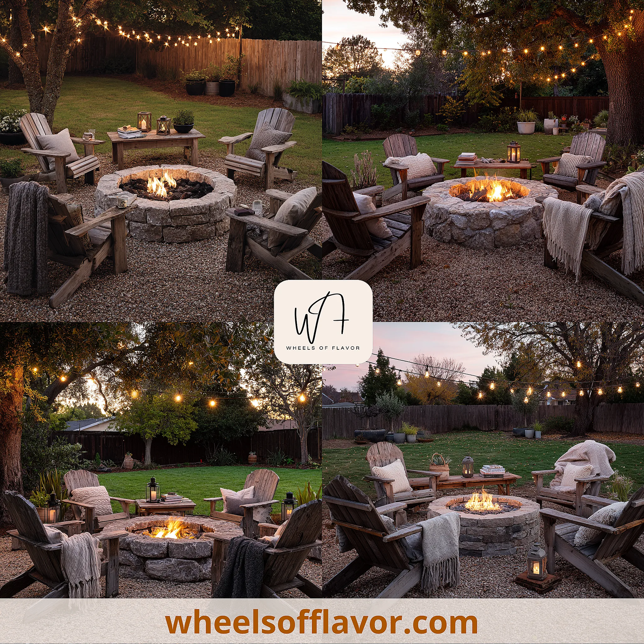 fire pit seating area ideas
