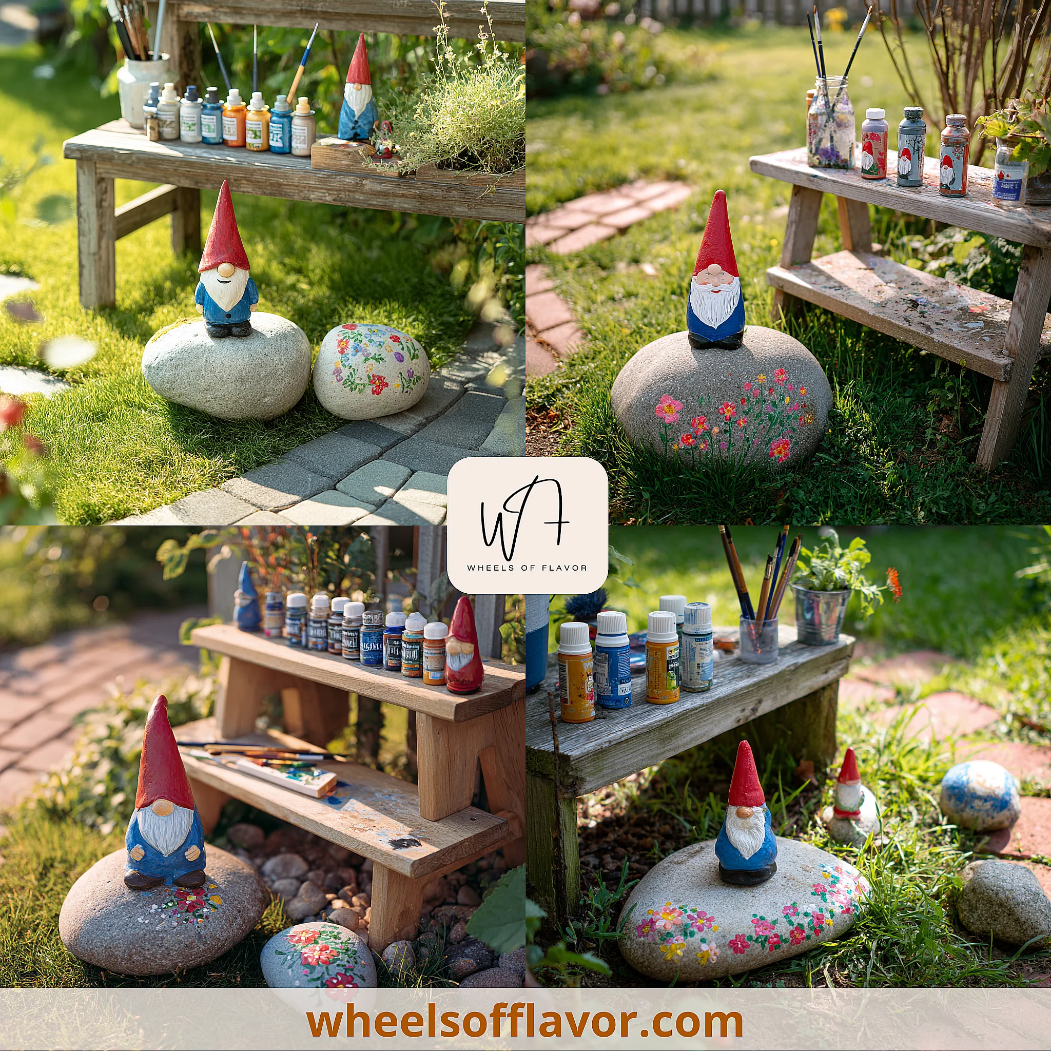 gnome rock painting ideas