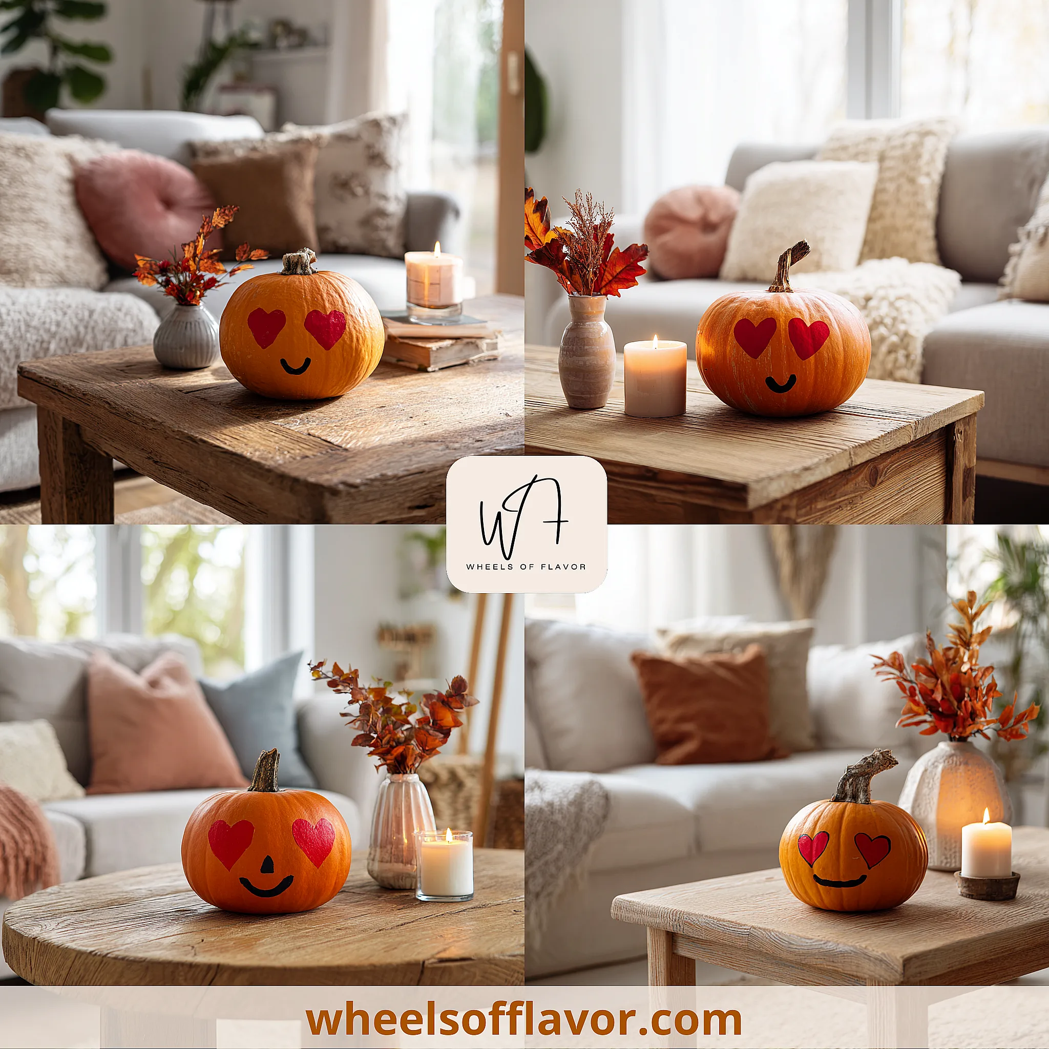 heart eyes pumpkin ideas