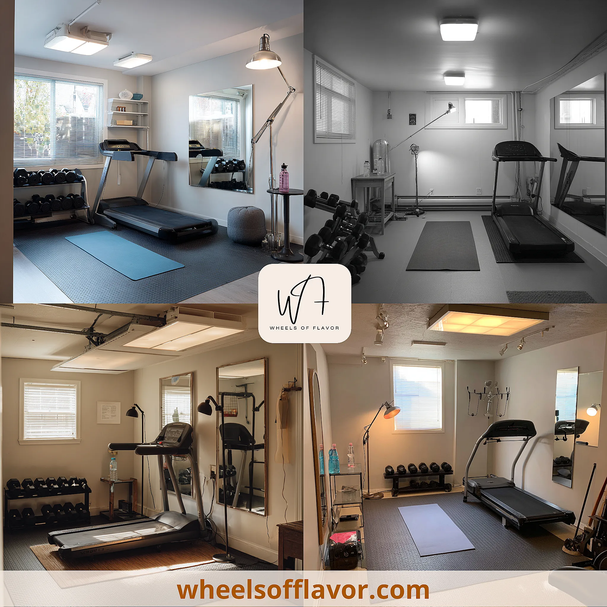 home gym lighting ideas