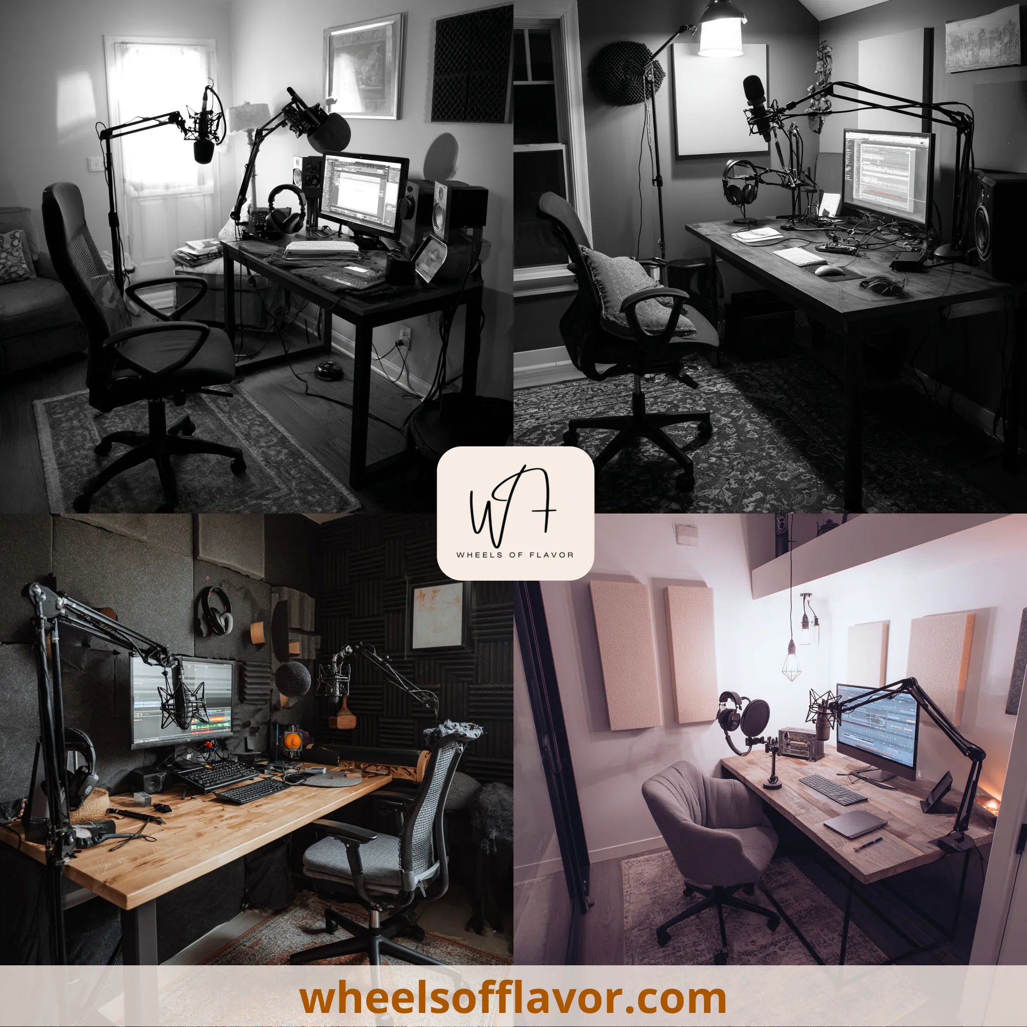 home podcast recording studio