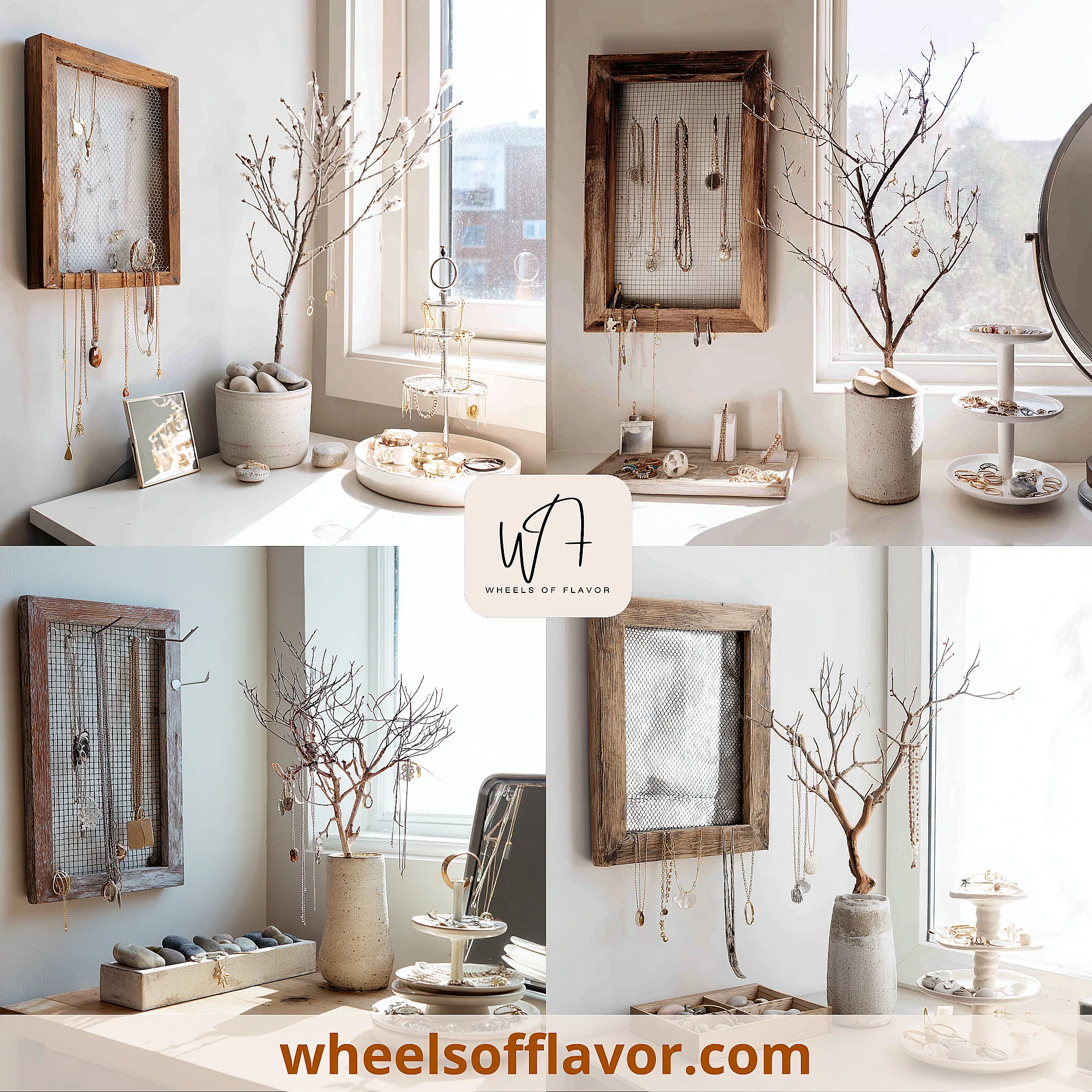 homemade jewelry display ideas