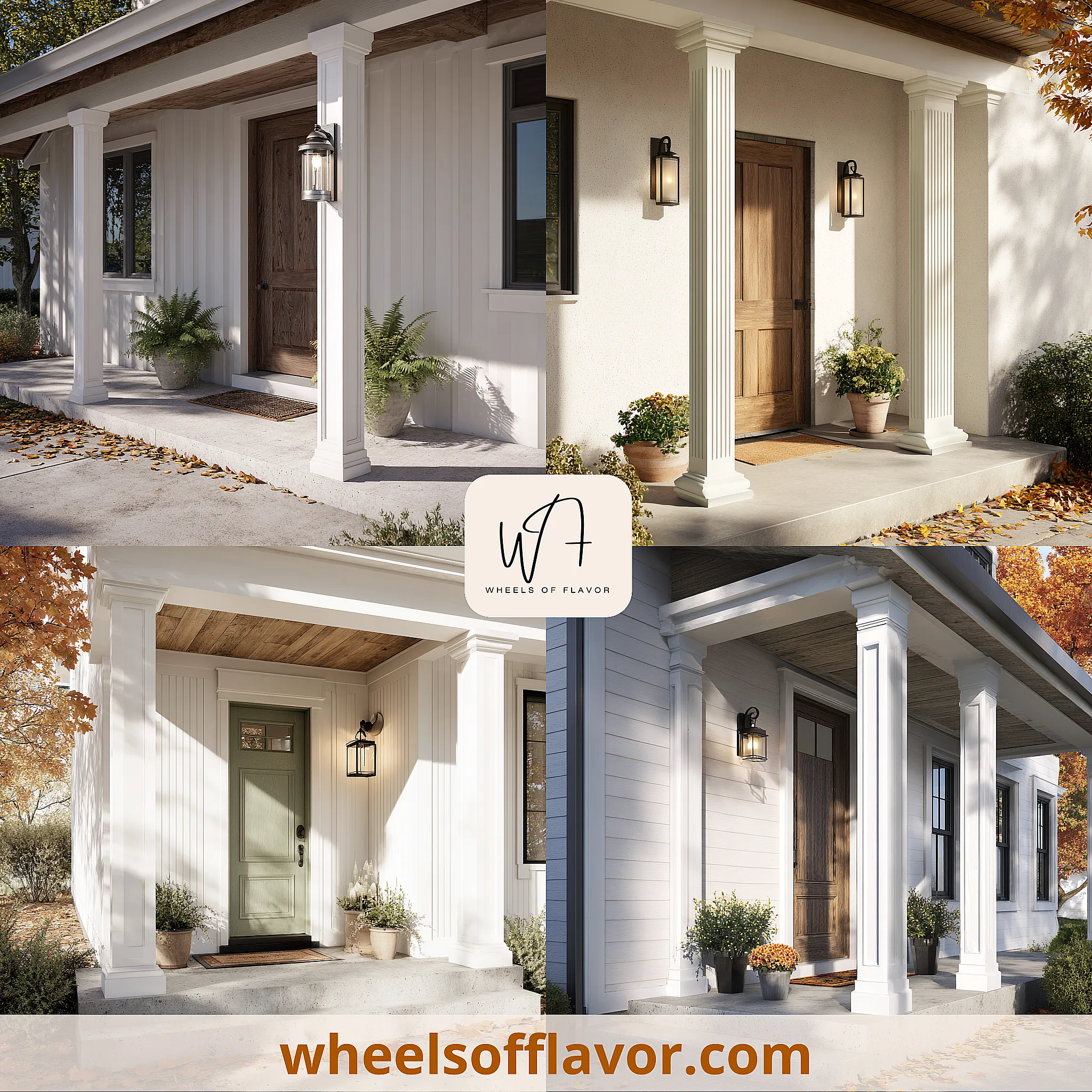 ideas for updating front porch columns