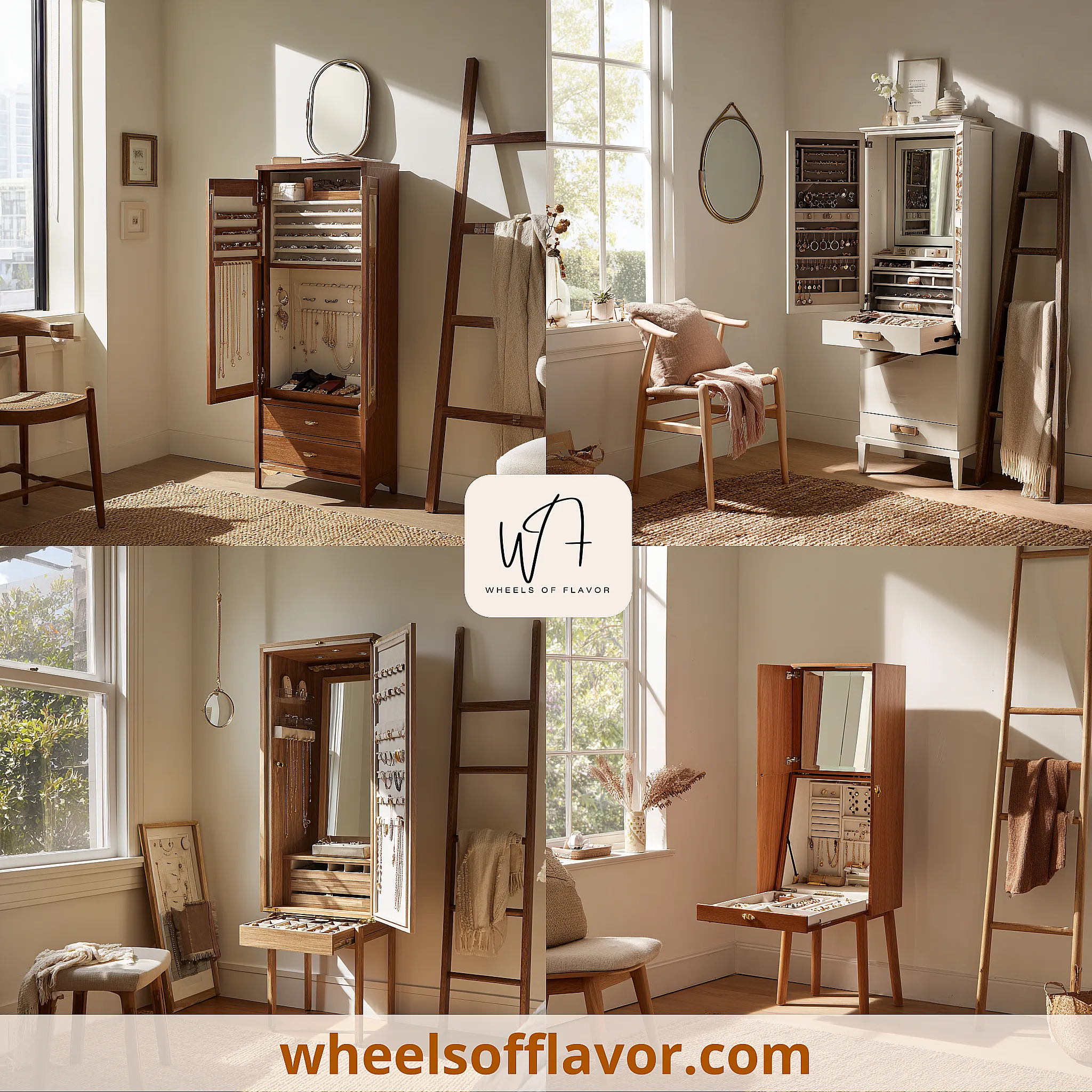 jewelry armoire makeover ideas