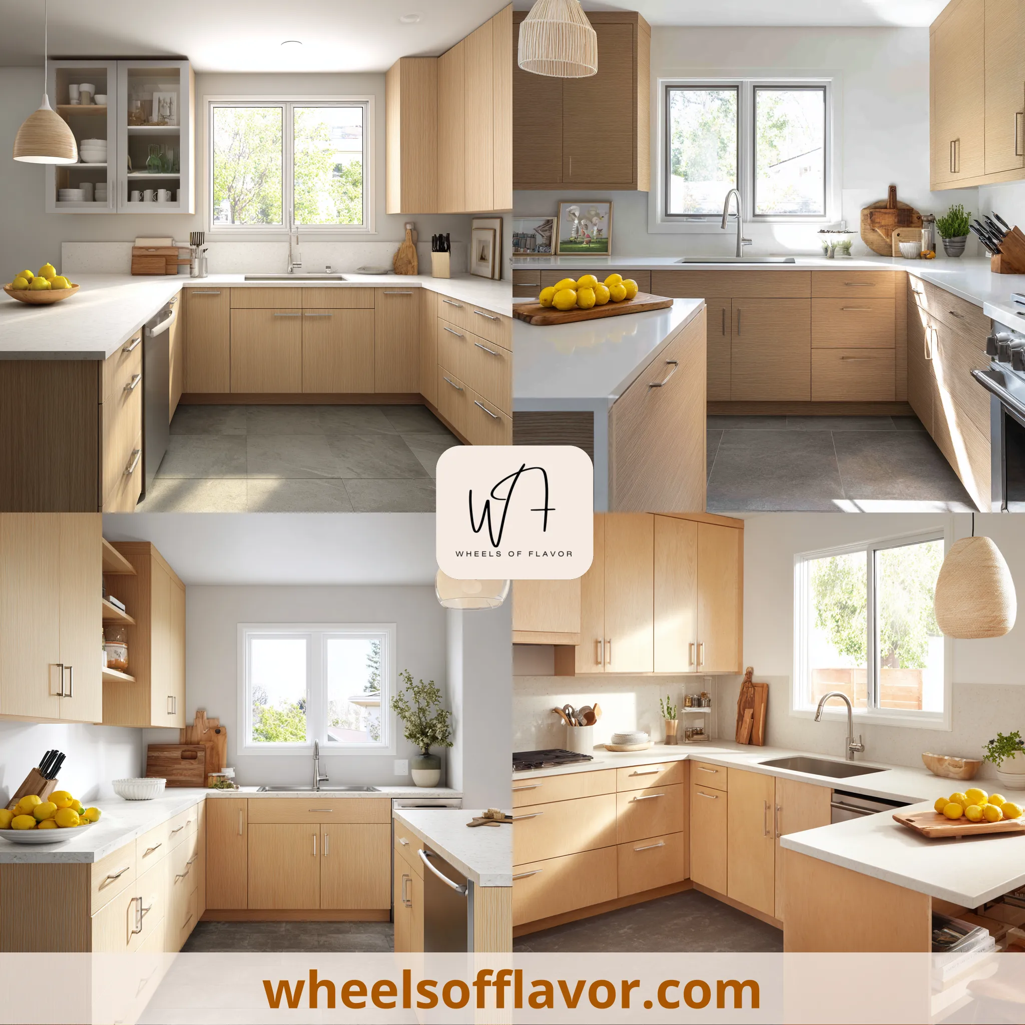 kitchen with white countertops ideas