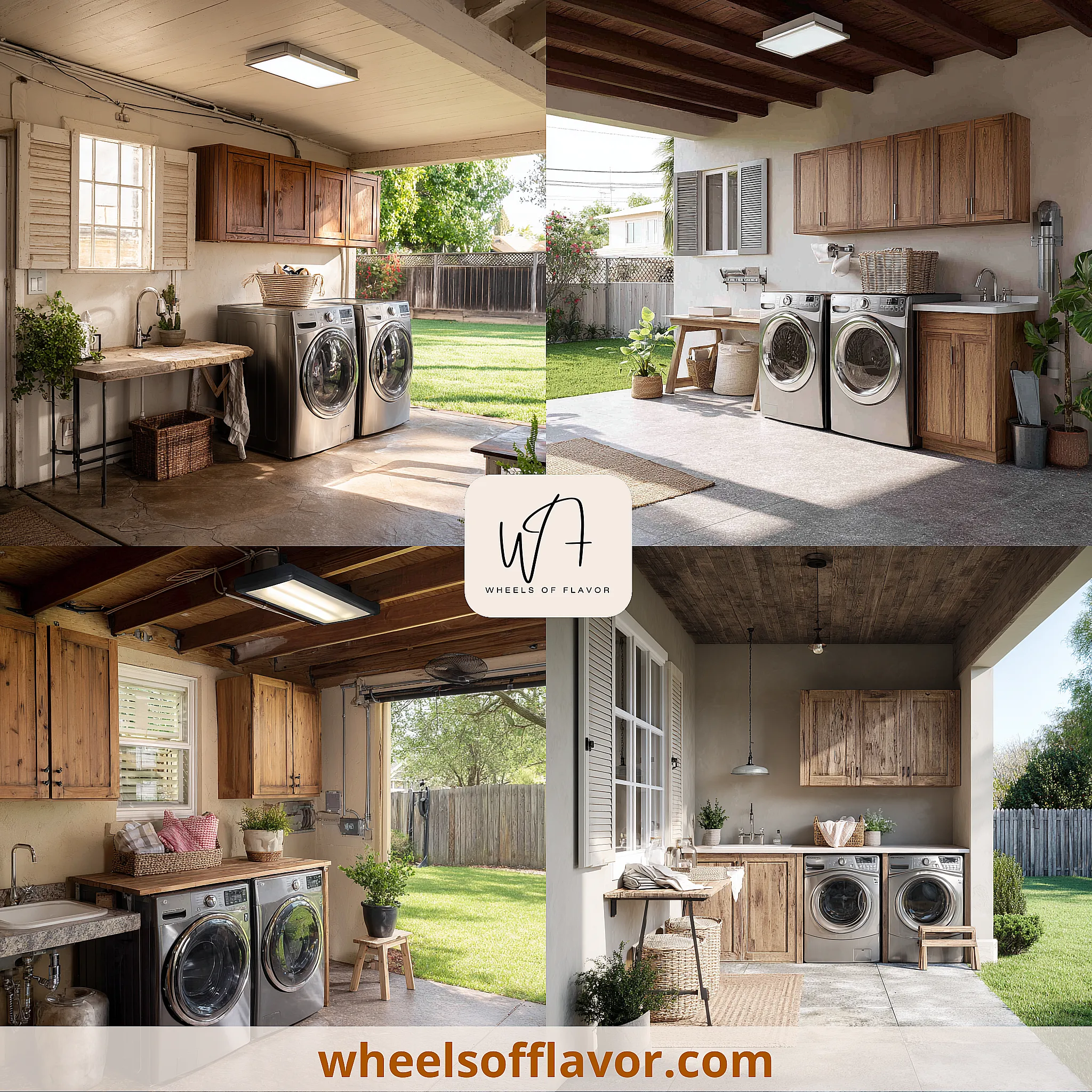 laundry room design outdoor