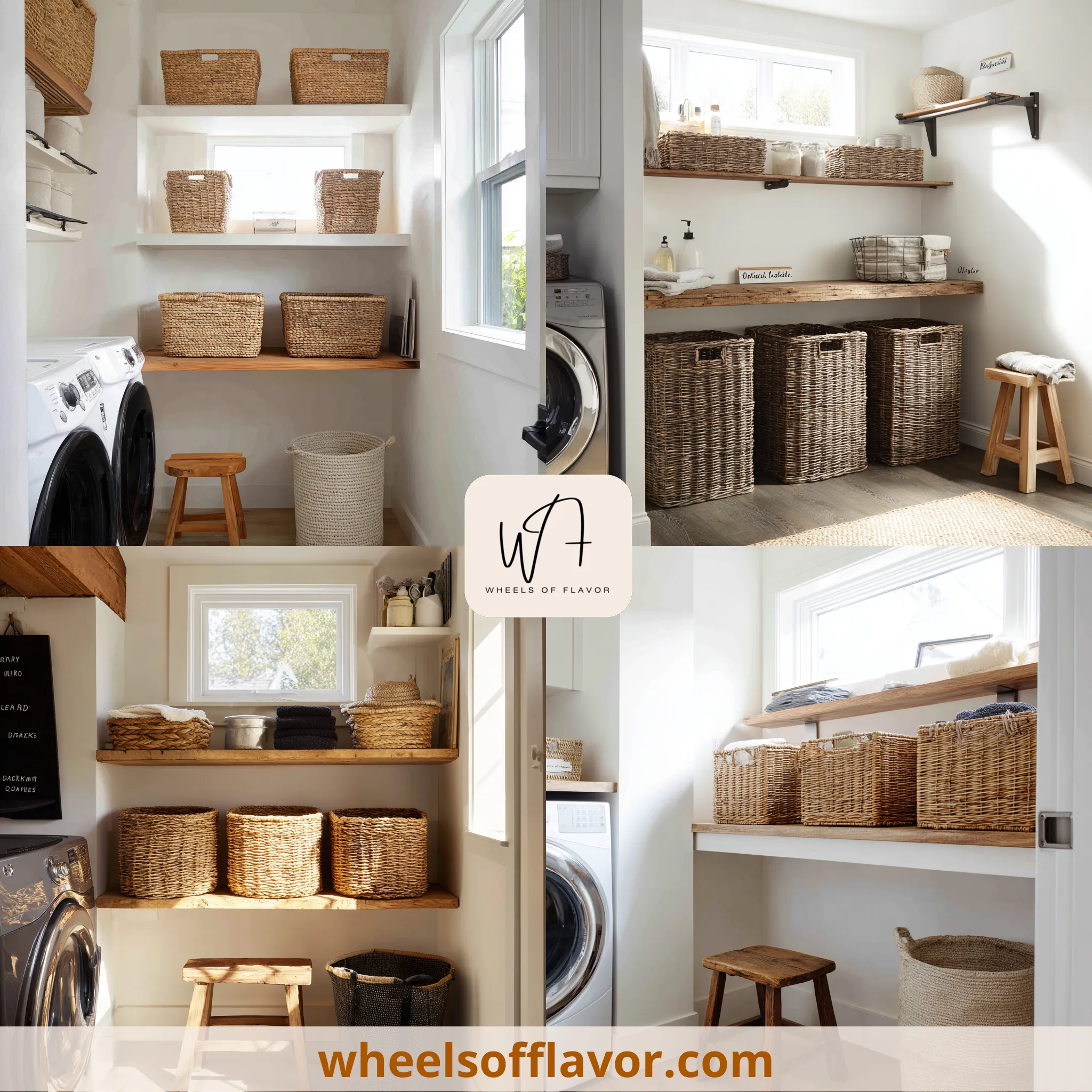 laundry room storage baskets