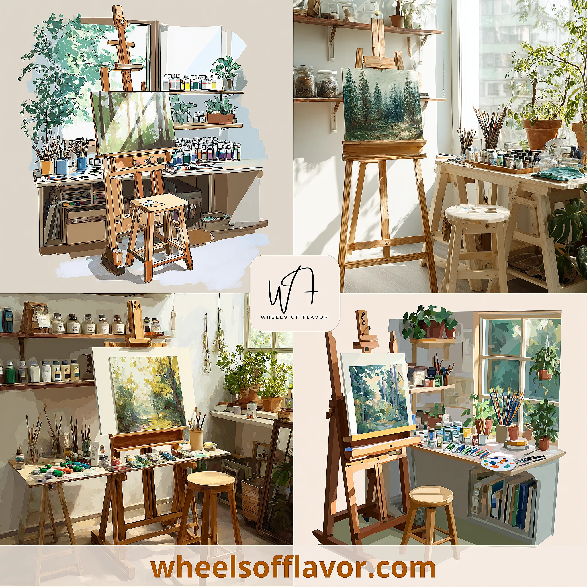 nature acrylic painting ideas