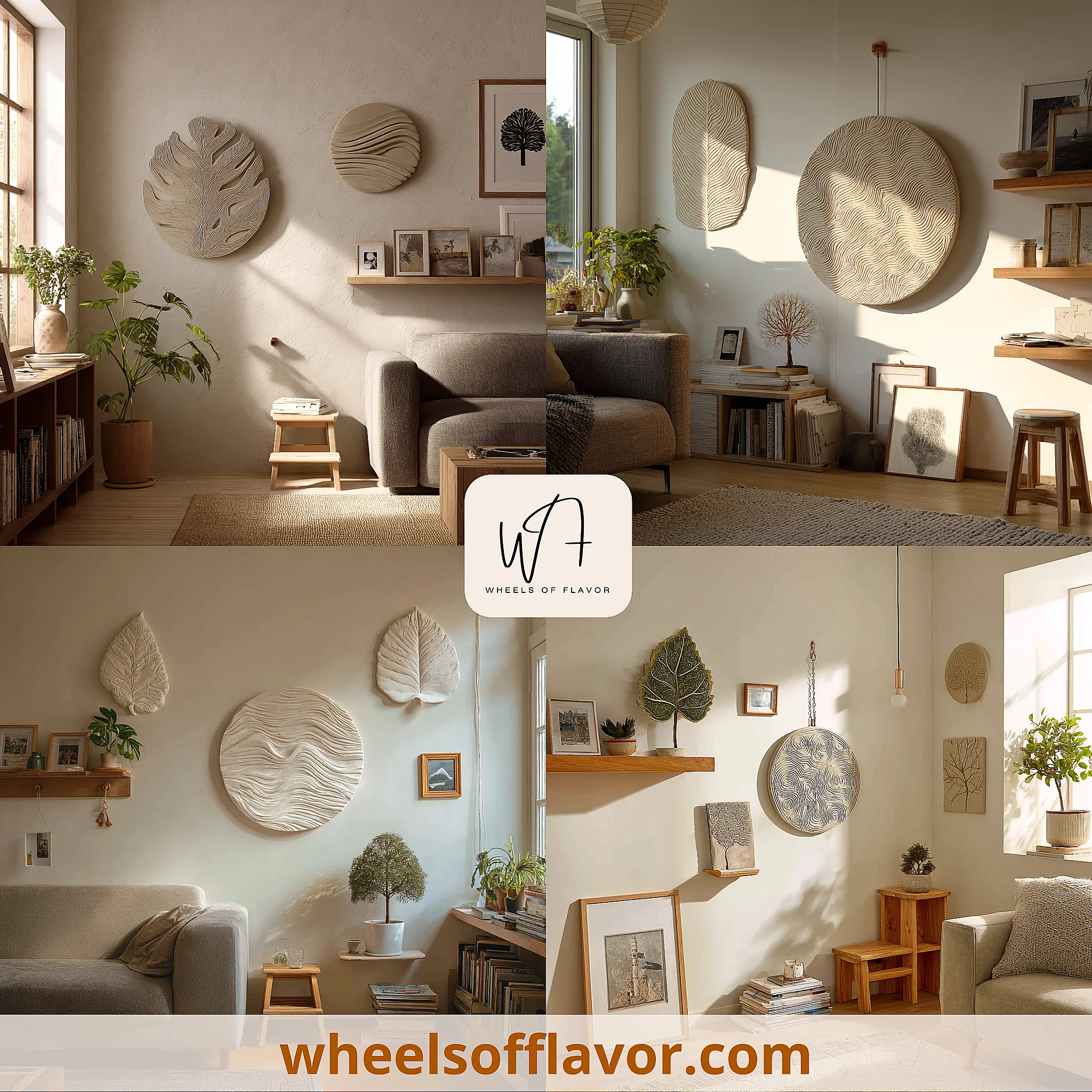 nature inspired clay wall art ideas