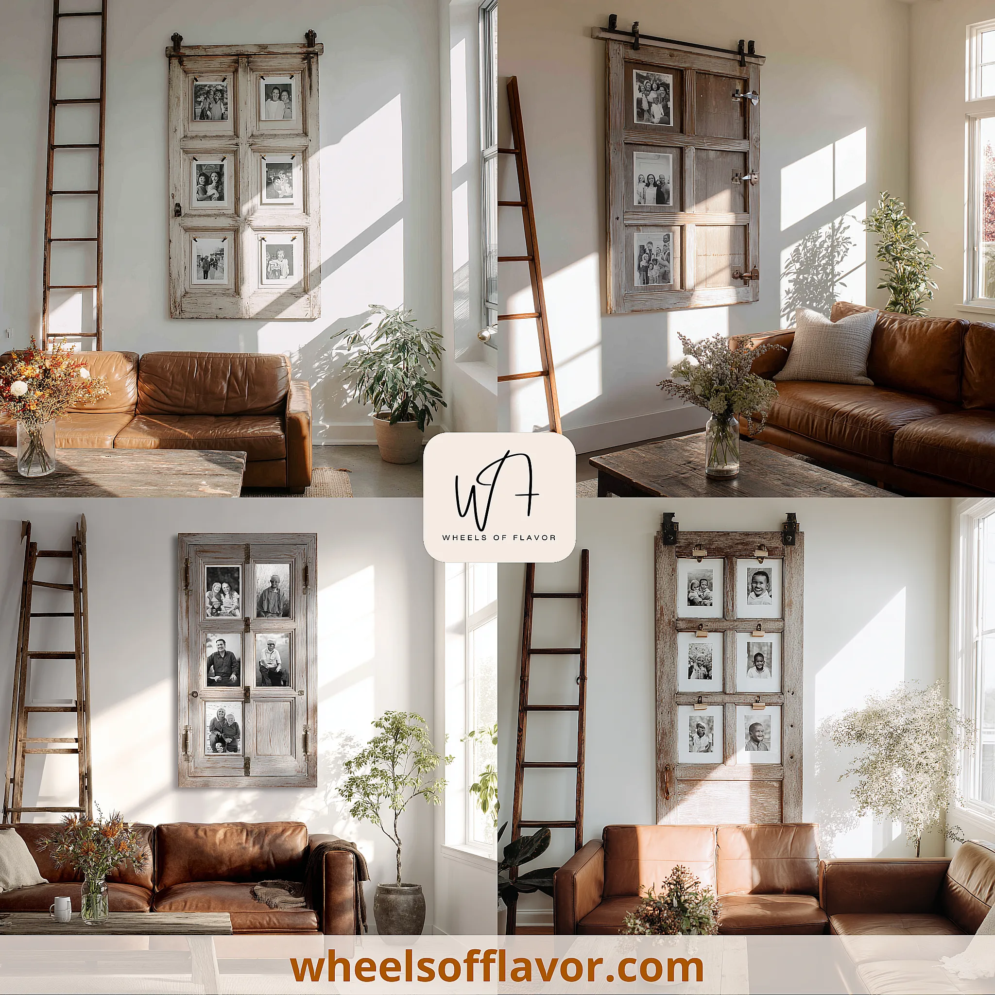 old door picture frame ideas