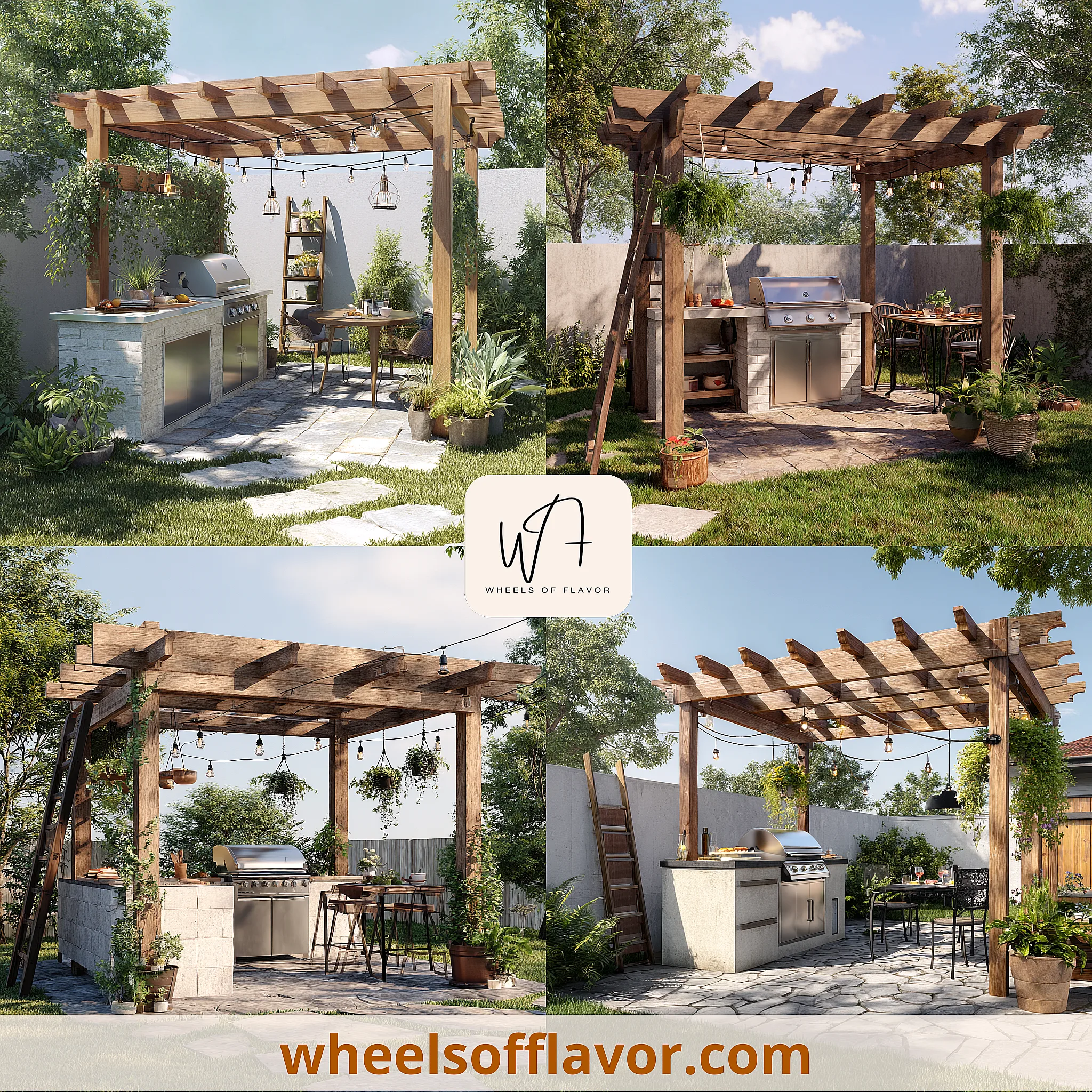 outdoor bbq shelter ideas